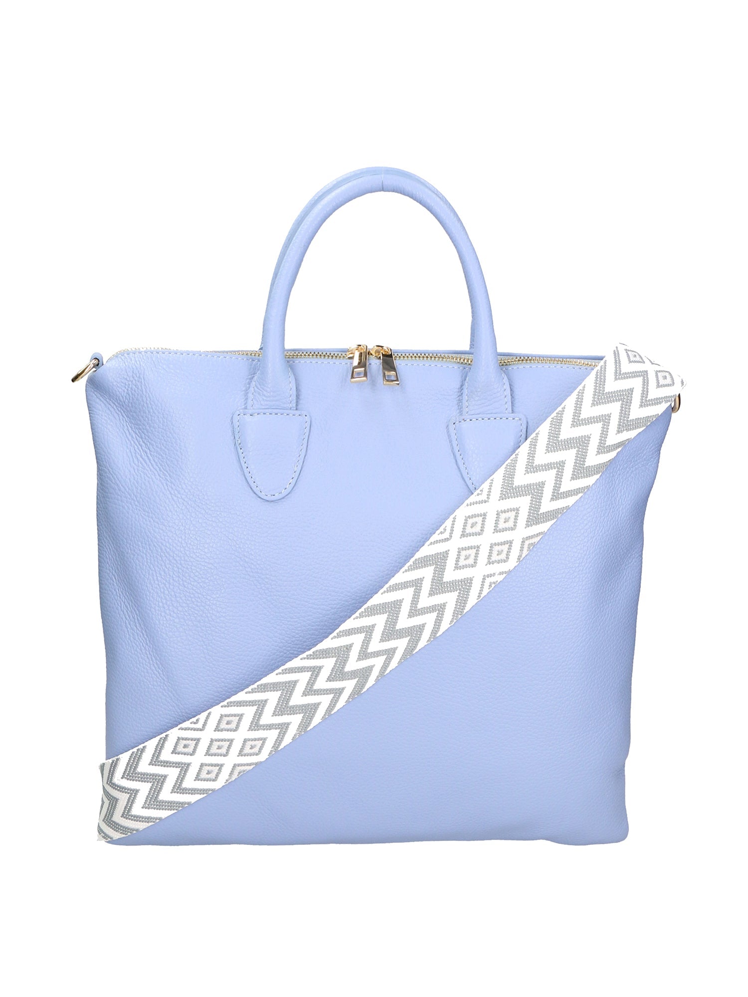Ginny Borsa a spalla da donna Vera pelle 05981-D220 AZZURRO Chiara Ferretti