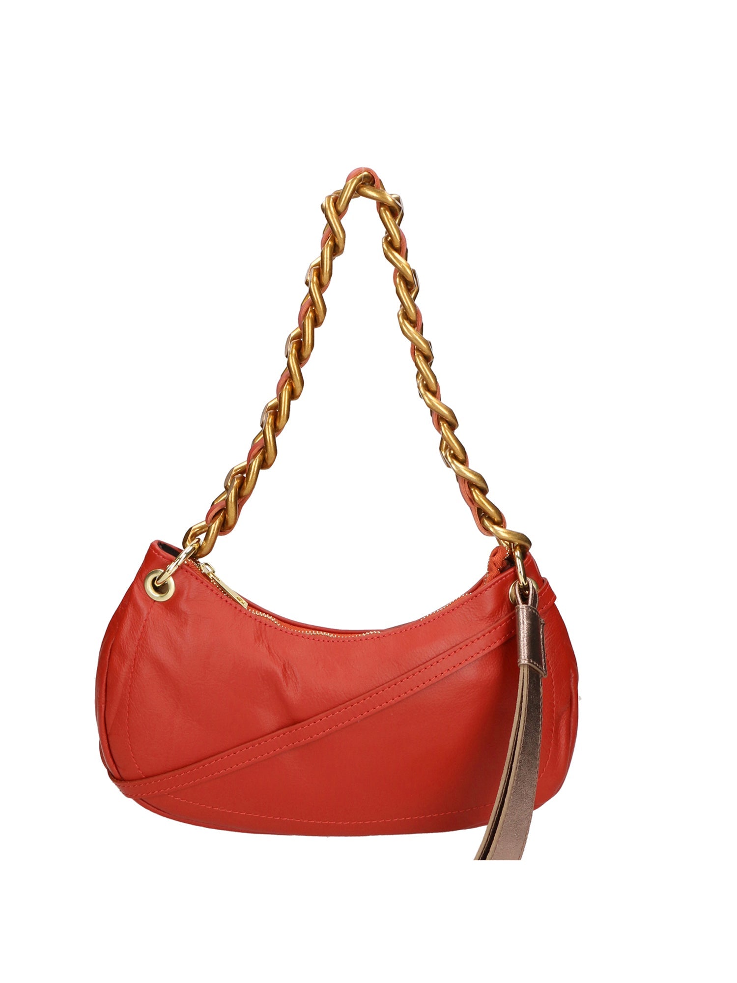 Ferrara Borsa a spalla da donna Vera pelle 05461-S35 PAPAYA L005 BRONZO Chiara Ferretti