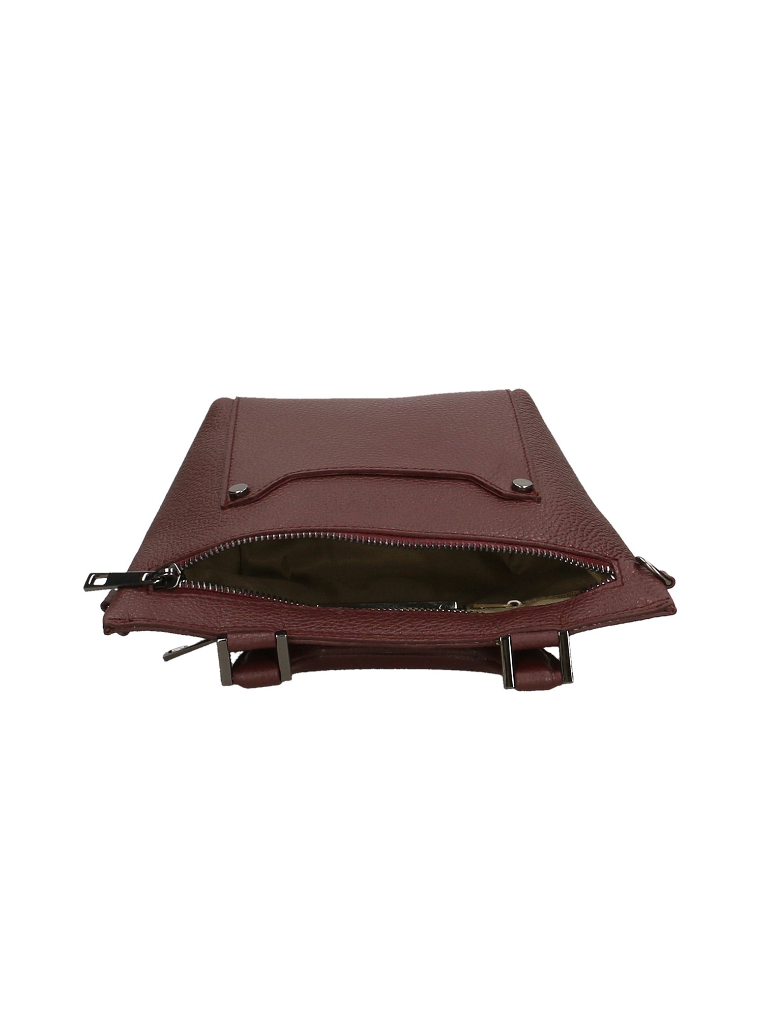 Luciana Borsa a mano da donna Vera pelle 02209-D54 BORDO SCURO DARK BORDEAUX Chiara Ferretti