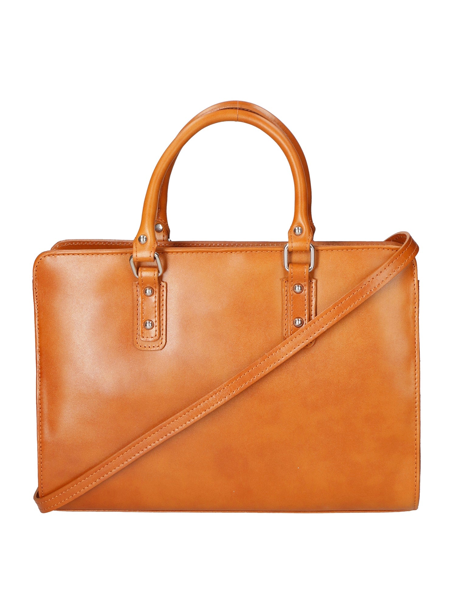 Fabrizia Borsa a mano da donna Vera pelle 9047-CUOIO COGNAC Chiara Ferretti