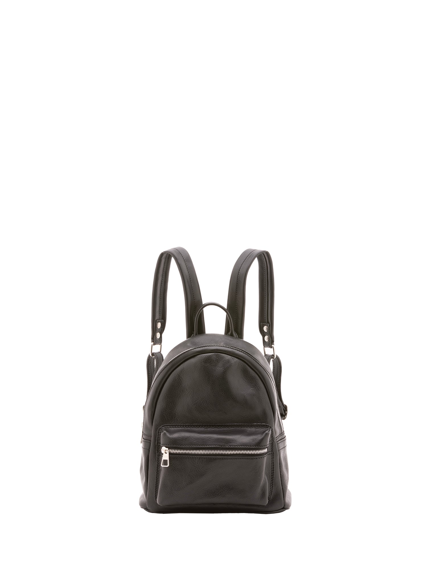 Zaino unisex in vera pelle 100% cotone 4460-NERO Alessia Firenze