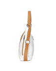 Emily Borsa a spalla da donna Vera pelle 80064-D17 CUOIO D01 BIANCO Chiara Ferretti