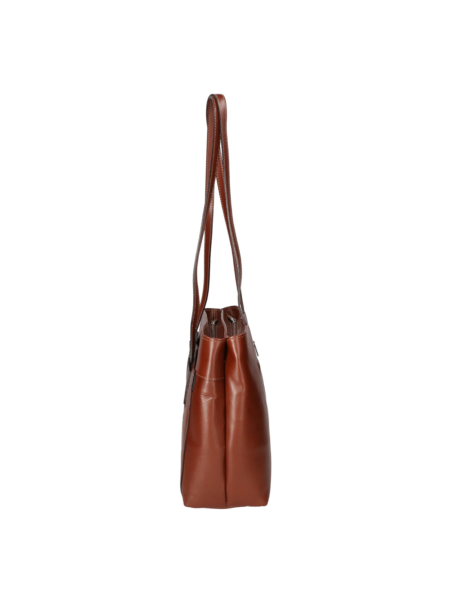 Flora Borsa a spalla da donna Vera pelle 9118-MARRONE Chiara Ferretti
