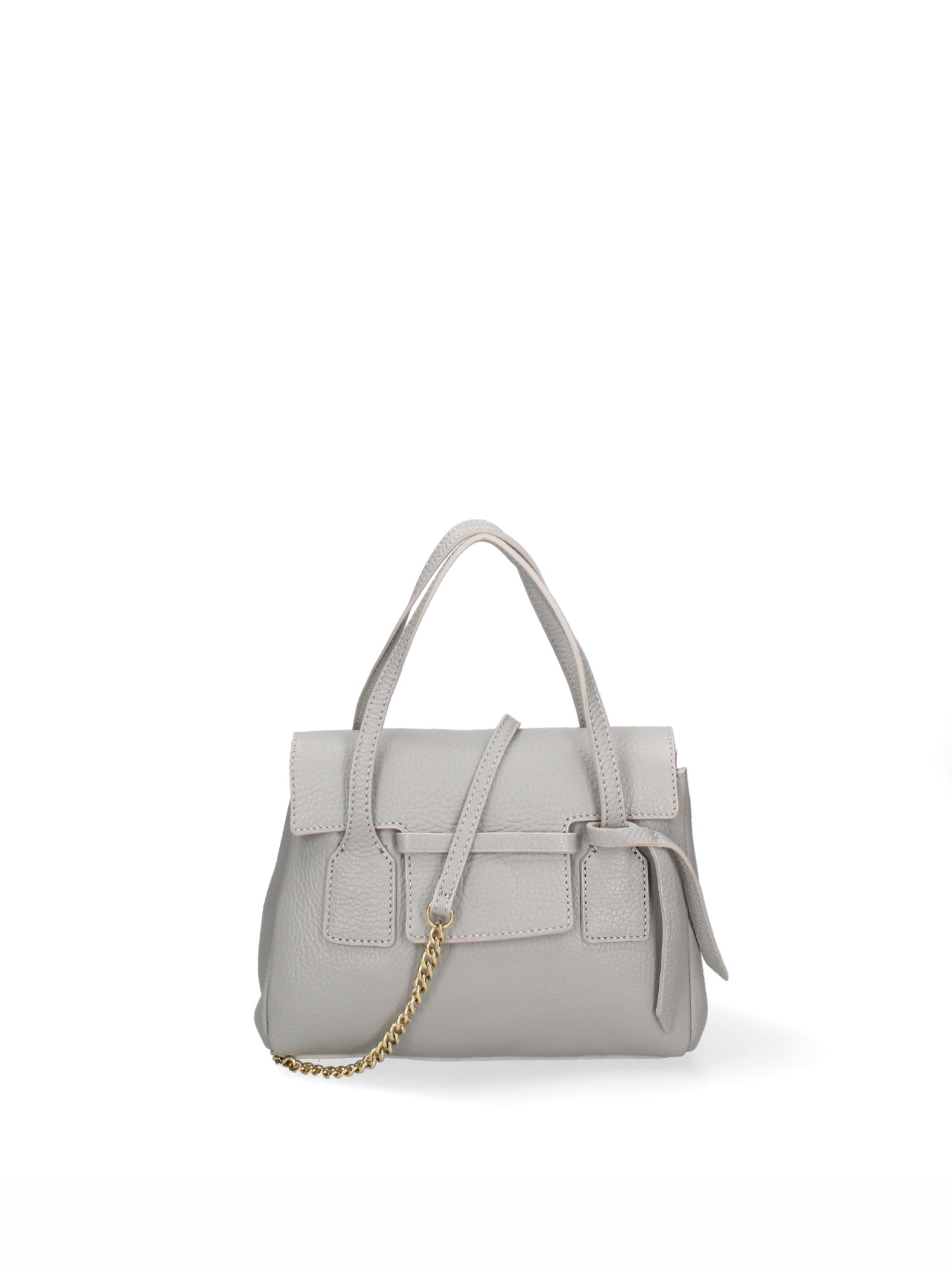 Silvana Pro Borsa a mano da donna Made in Italy Vera pelle 191942-GRIGIO Chiara Ferretti