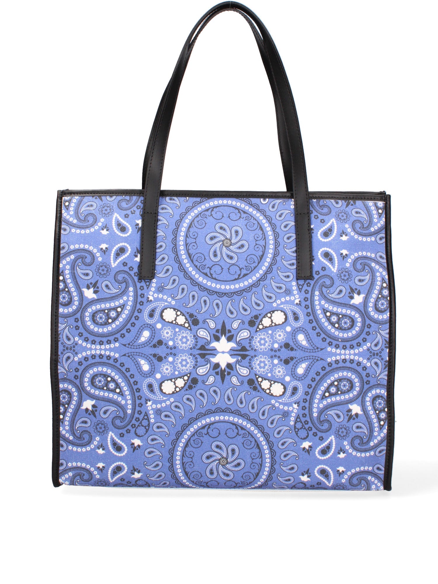 Taormina Borsa a spalla da donna Tela + Vera Pelle 5370-7-NERO Chiara Ferretti