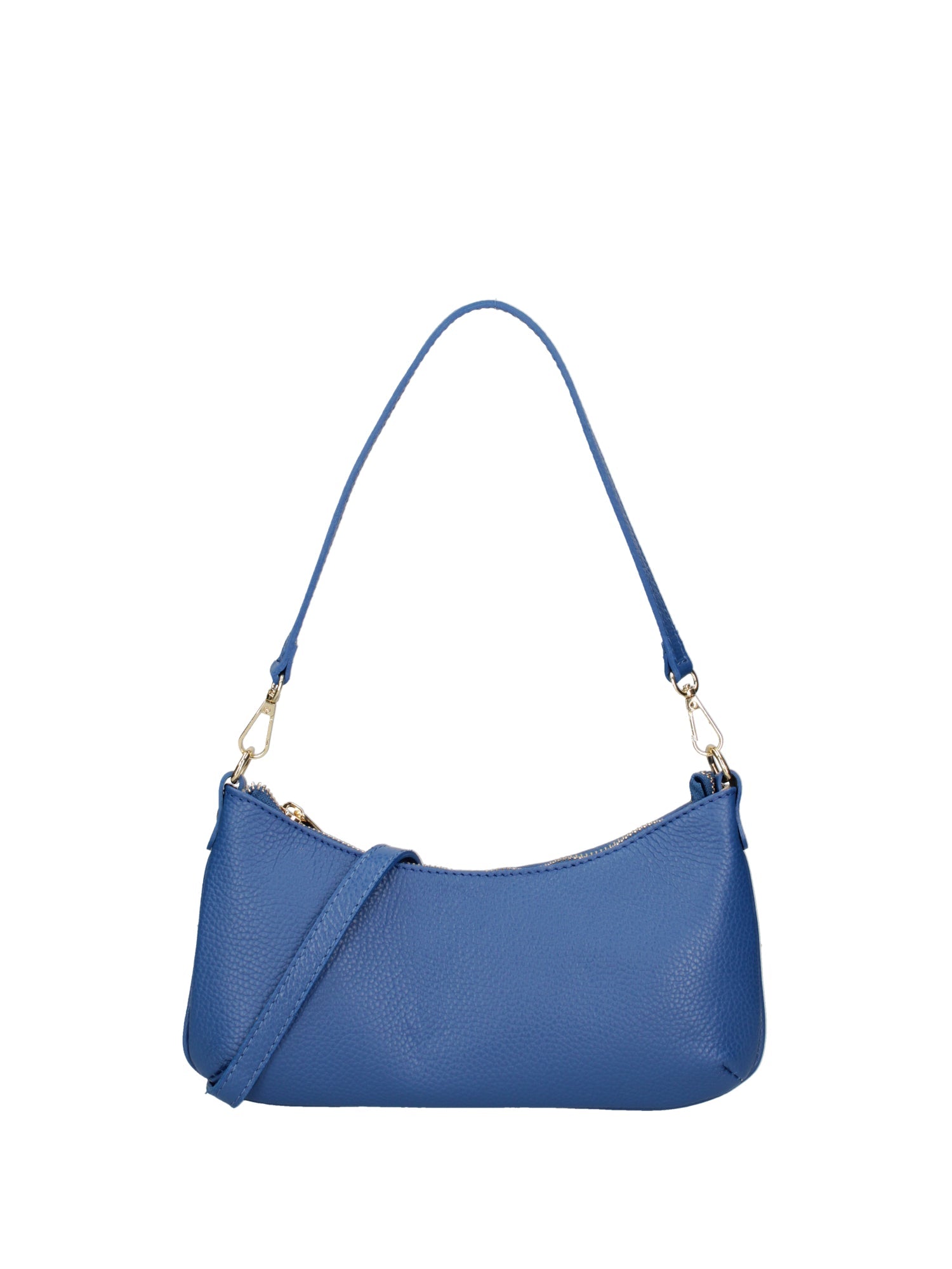 Damen-Schultertasche aus echtem Leder, hergestellt in Italien, 27 x 14 x 3 cm