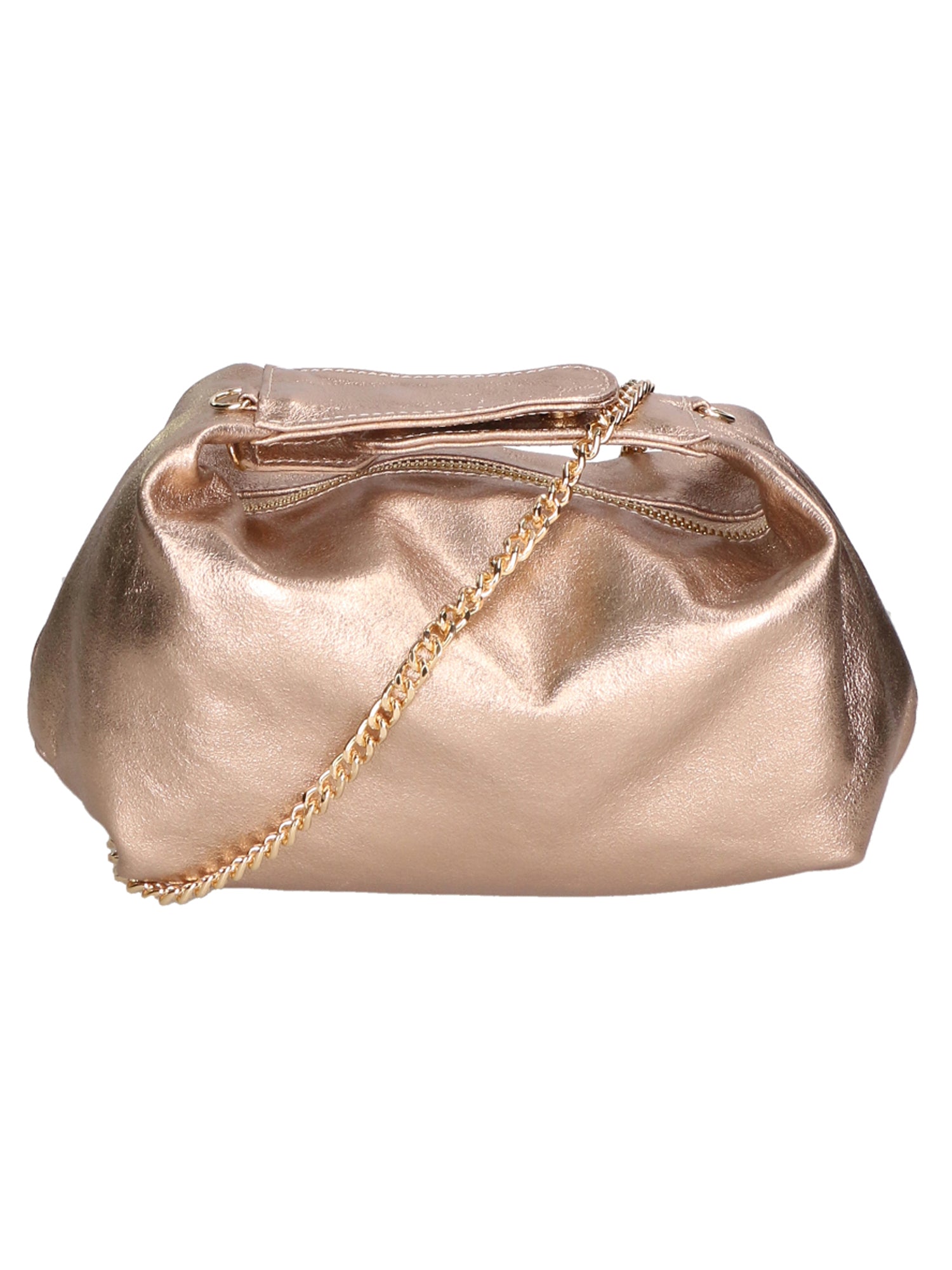 Grace Damen-Schultertasche aus echtem Leder, hergestellt in Italien, 17 x 23 x 10 cm