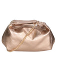 Grace Damen-Schultertasche aus echtem Leder, hergestellt in Italien, 17 x 23 x 10 cm