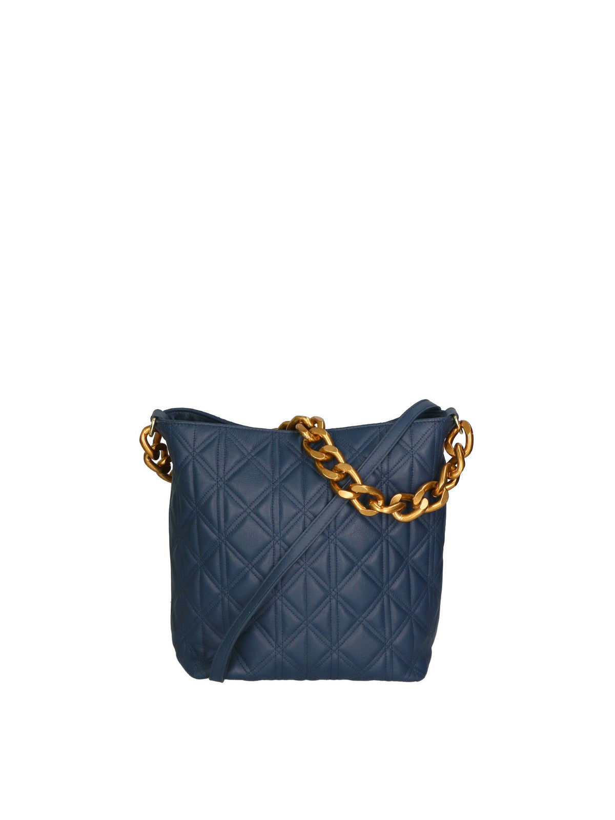 Adra Borsa a spalla da donna Vera pelle 04538-S24 BLU JEANS Chiara Ferretti