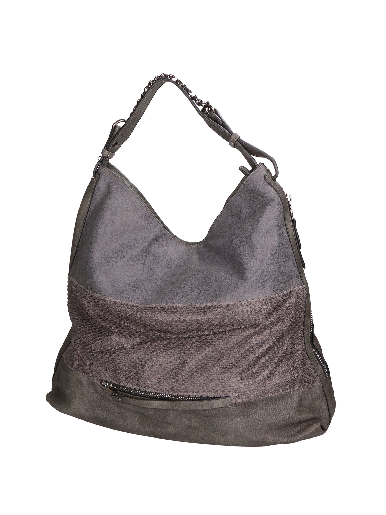 Rosanna Borsa a spalla da donna Ecopelle LK0243-GREY Chiara Ferretti