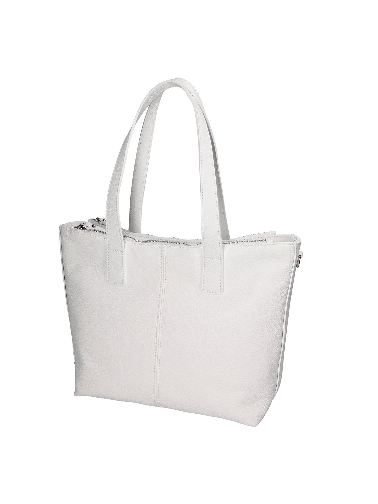 Gea Borsa a spalla da donna Vera pelle 05935-BIANCO WHITE Chiara Ferretti