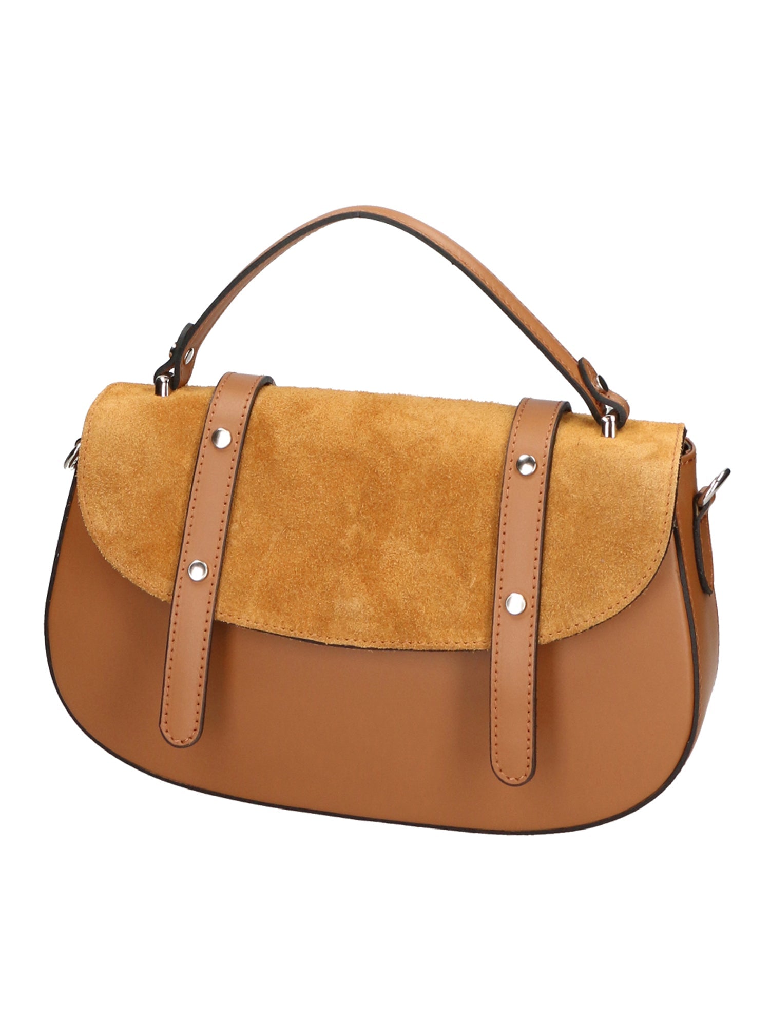Genziana Borsa a mano da donna Vera pelle 05993-L125 CUOIO+06 CUOIO Chiara Ferretti