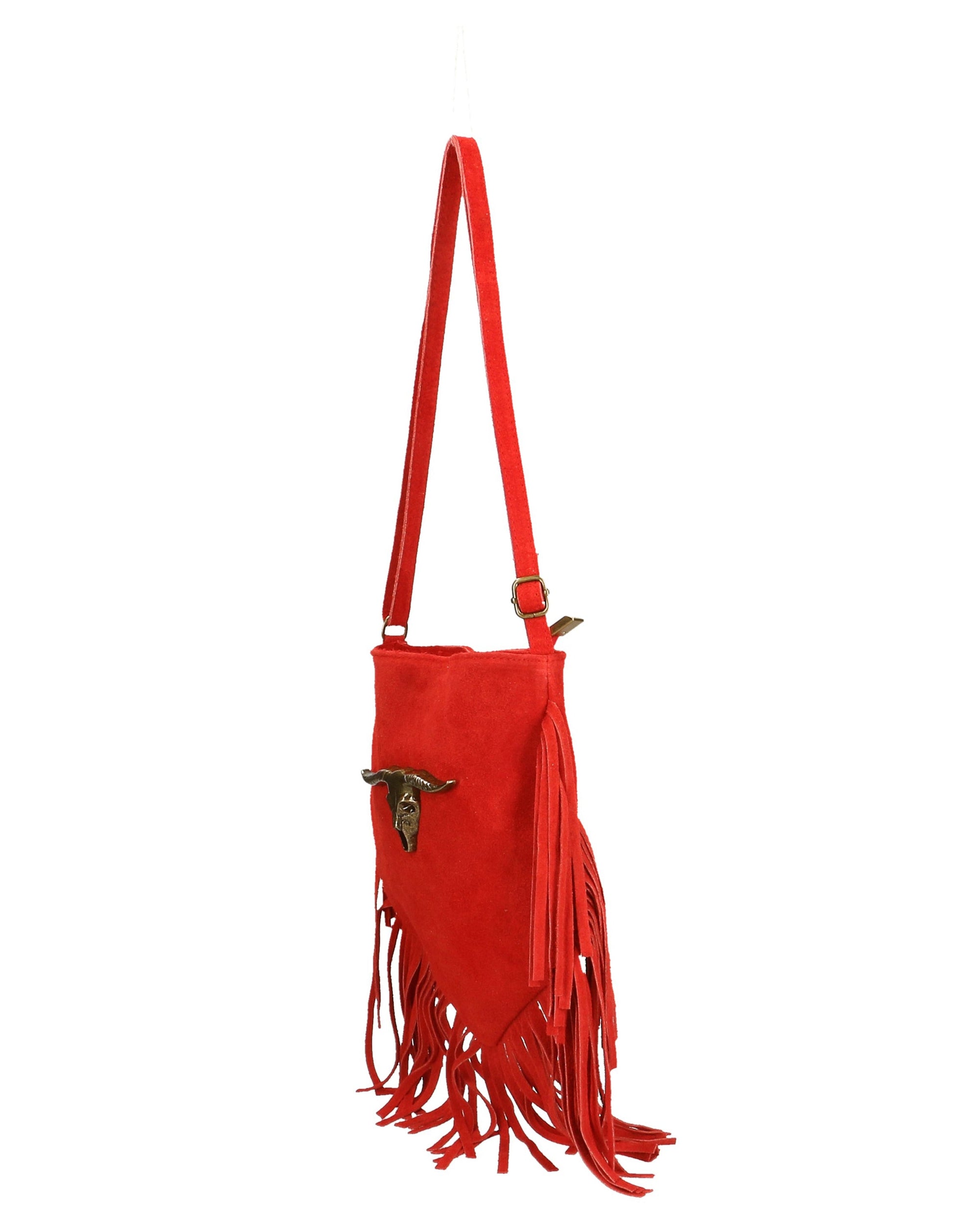 Solana Borsa a tracolla da donna Vera pelle 1518-ROSSO Chiara Ferretti