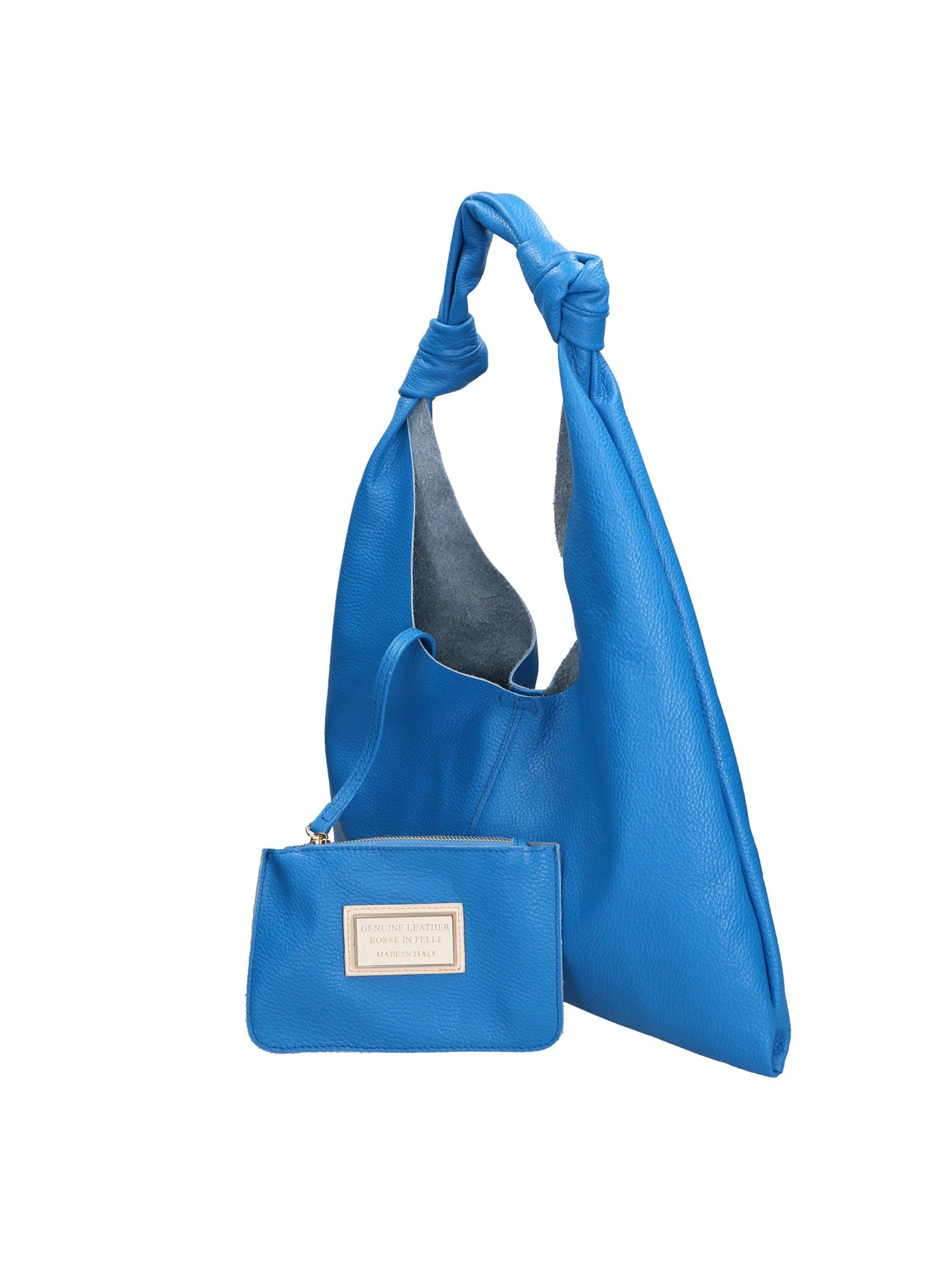Gwenda Borsa a spalla da donna Vera pelle 06008-D222 BLU ASTER Chiara Ferretti