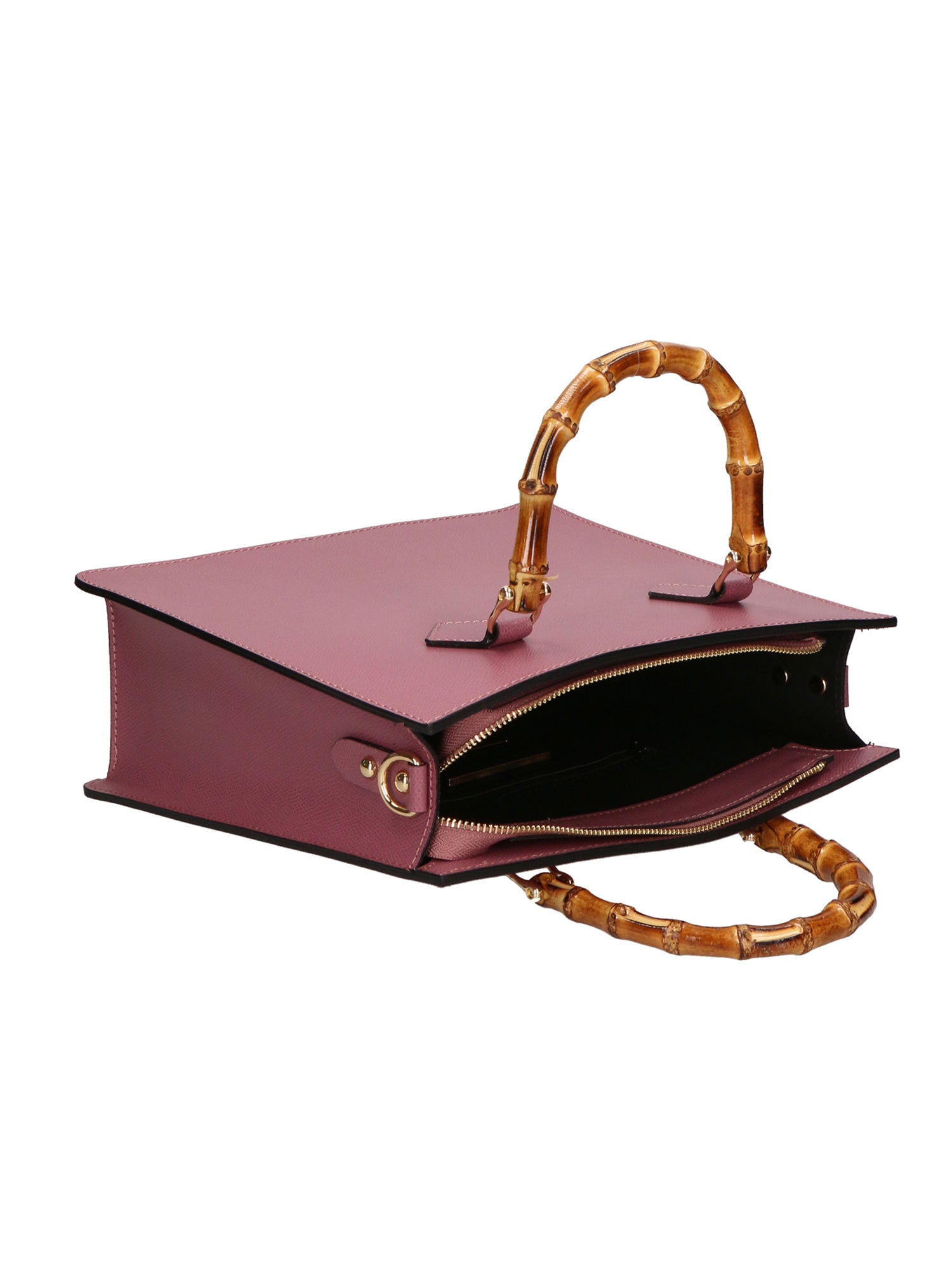Lorenza Damenhandtasche aus echtem Leder, hergestellt in Italien, 30 x 28 x 11 cm