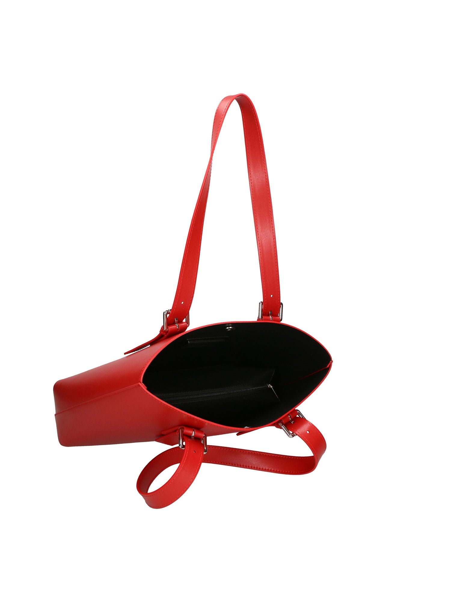 Germana Borsa a spalla da donna 100% pelle 05924-B58 ROSSO FUOCCO Chiara Ferretti