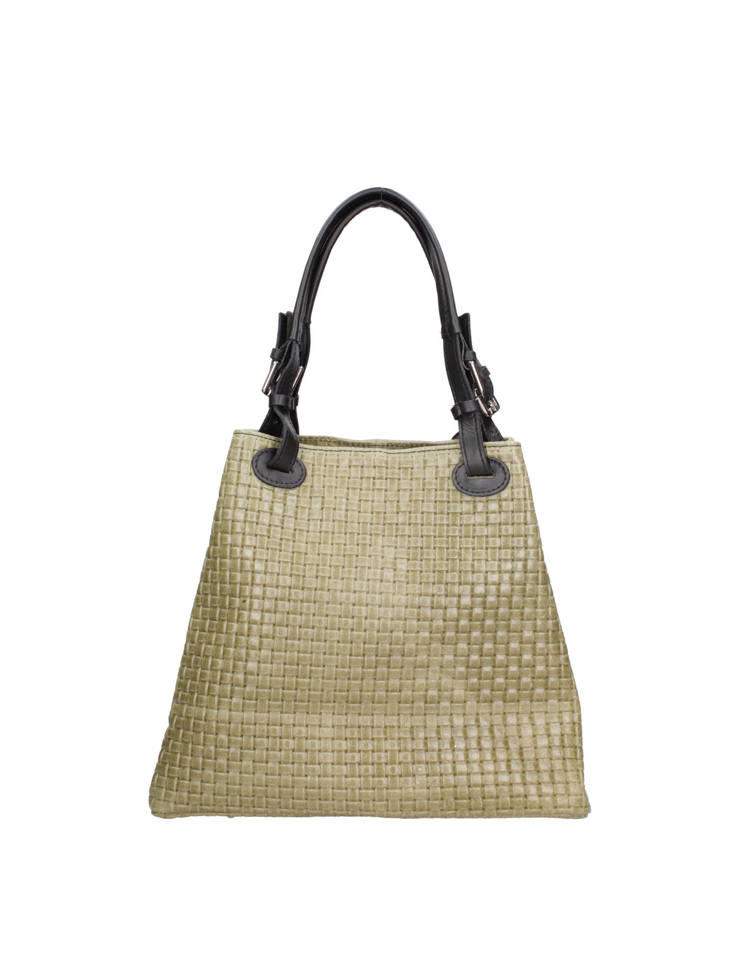 Araminta Borsa Shopper da donna Vera Pelle 80047-025 VERDE MILITARE Chiara Ferretti