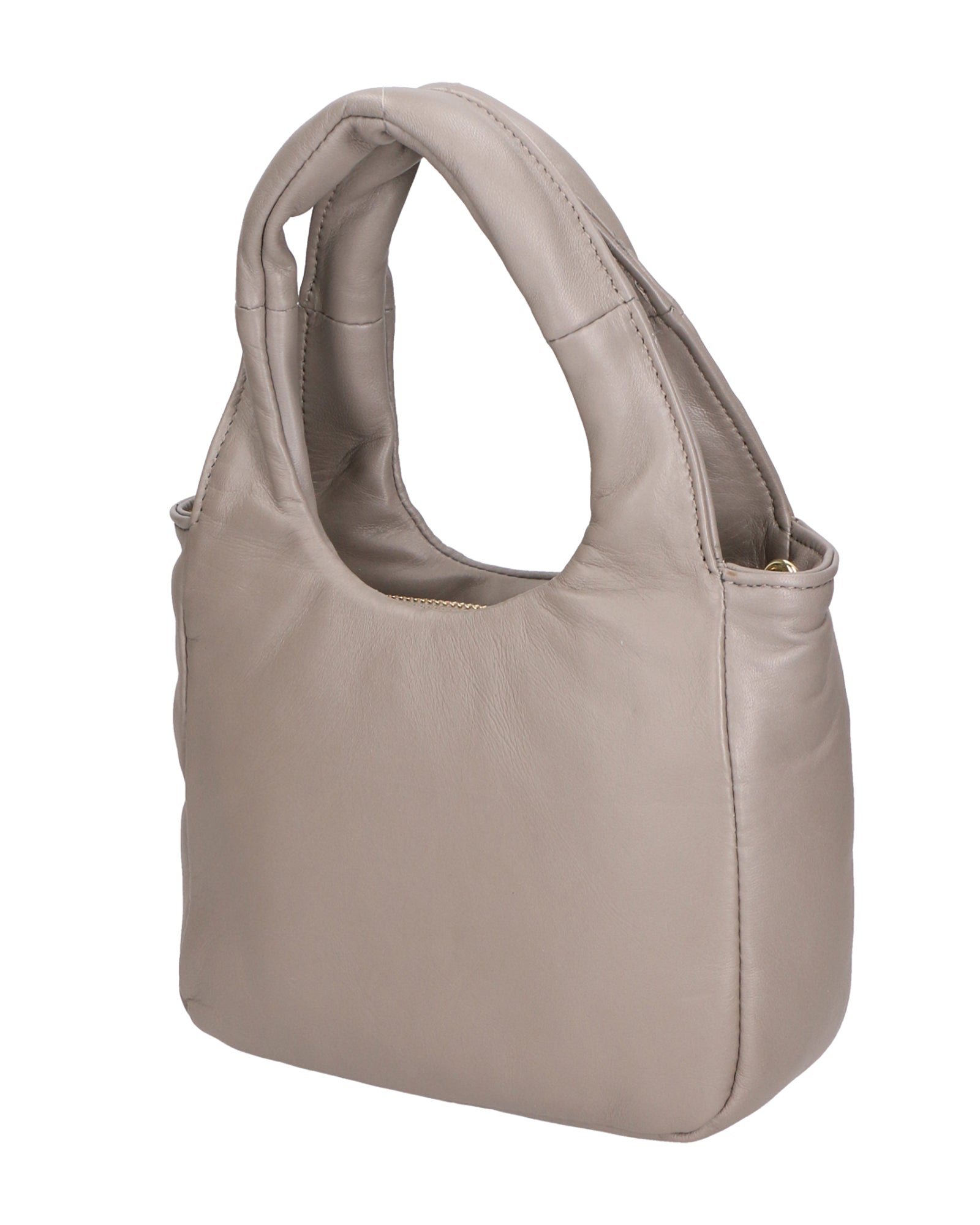 Virna Damenhandtasche aus echtem Leder, hergestellt in Italien, 17 x 24 x 8 cm