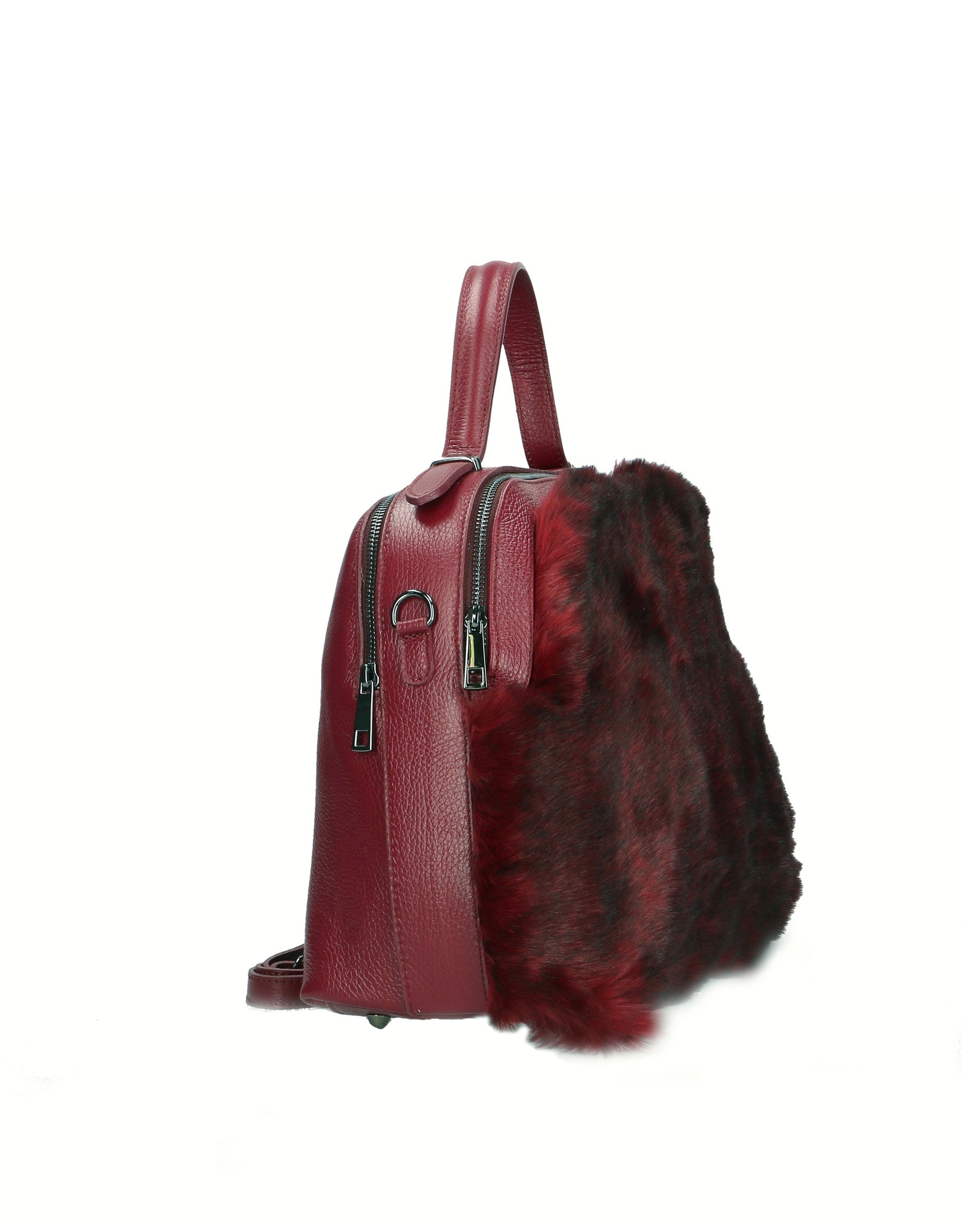 Aponia Borsa a mano da donna Vera pelle 8473-BORDO Chiara Ferretti