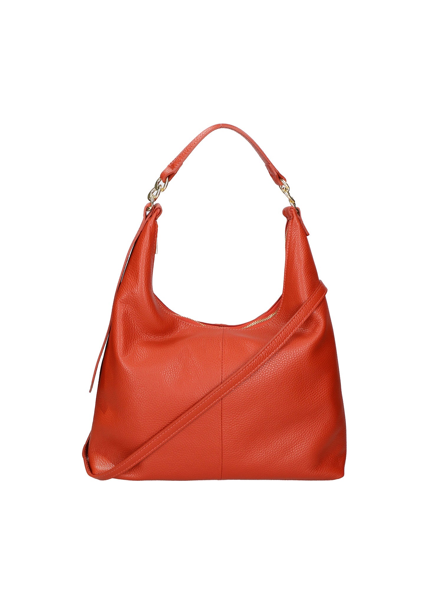 Ursula Borsa a spalla da donna Vera pelle 06673-D61 MATTONE(HP) Chiara Ferretti