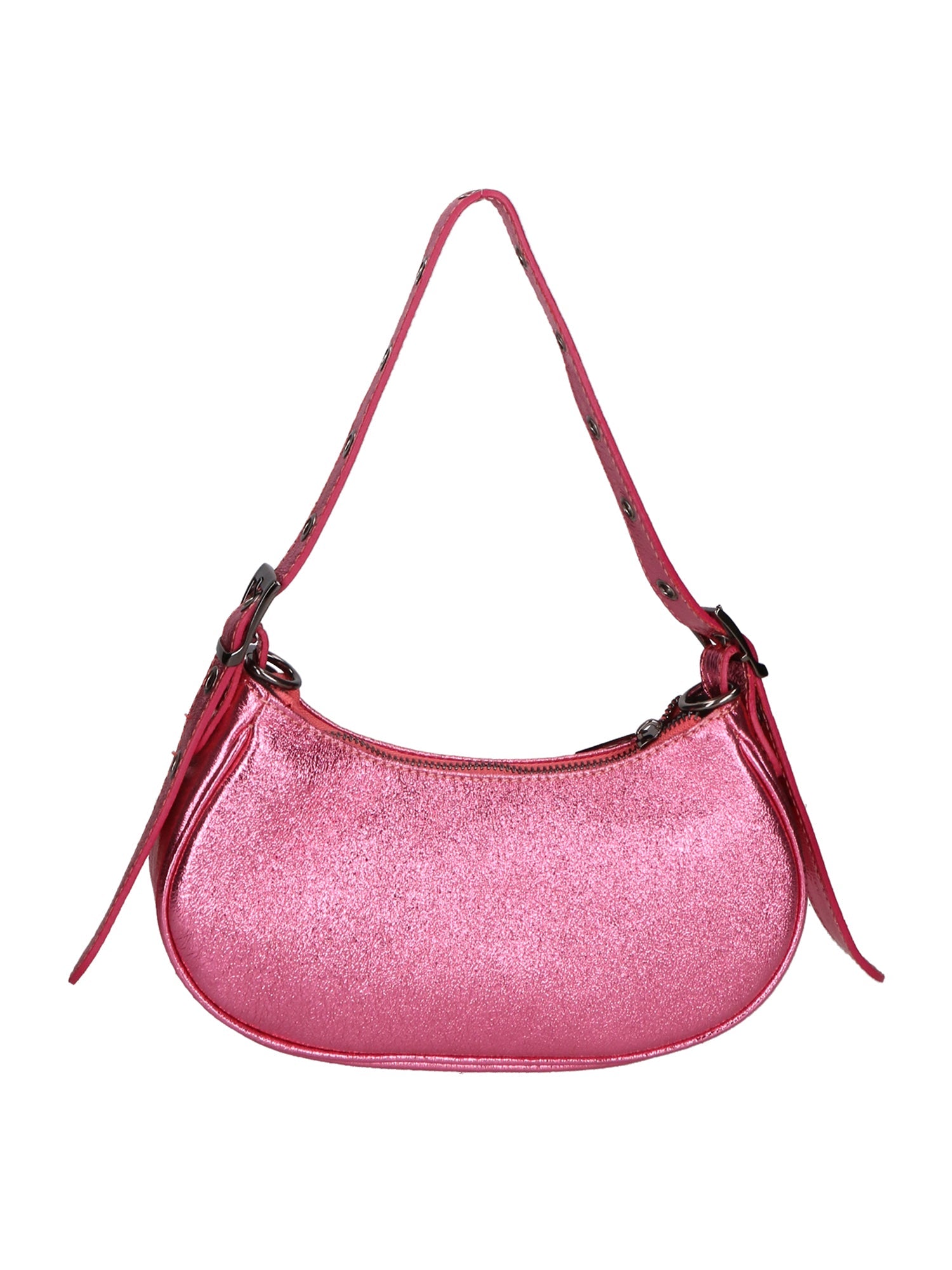 Gloria Damenhandtasche aus echtem Leder, hergestellt in Italien, 12 x 25 x 6 cm