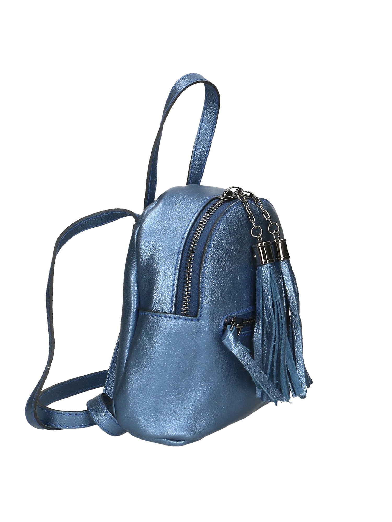 Morgana 188132-BLU JEANS Zaino da donna in vera pelle Chiara Ferretti