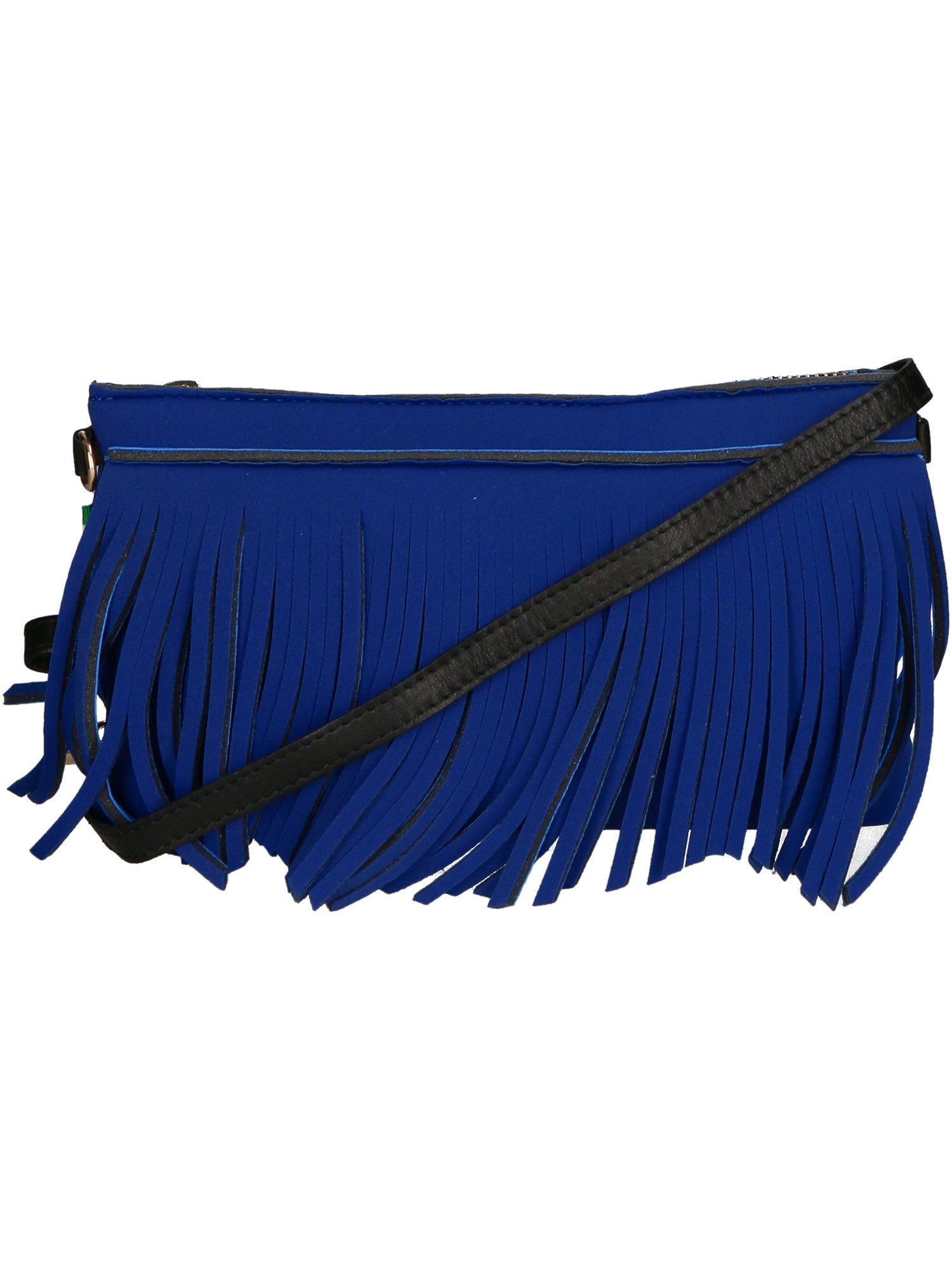 Oxsana Borsa a spalla da donna Neoprene 1311-BLU DARK BLUE Chiara Ferretti