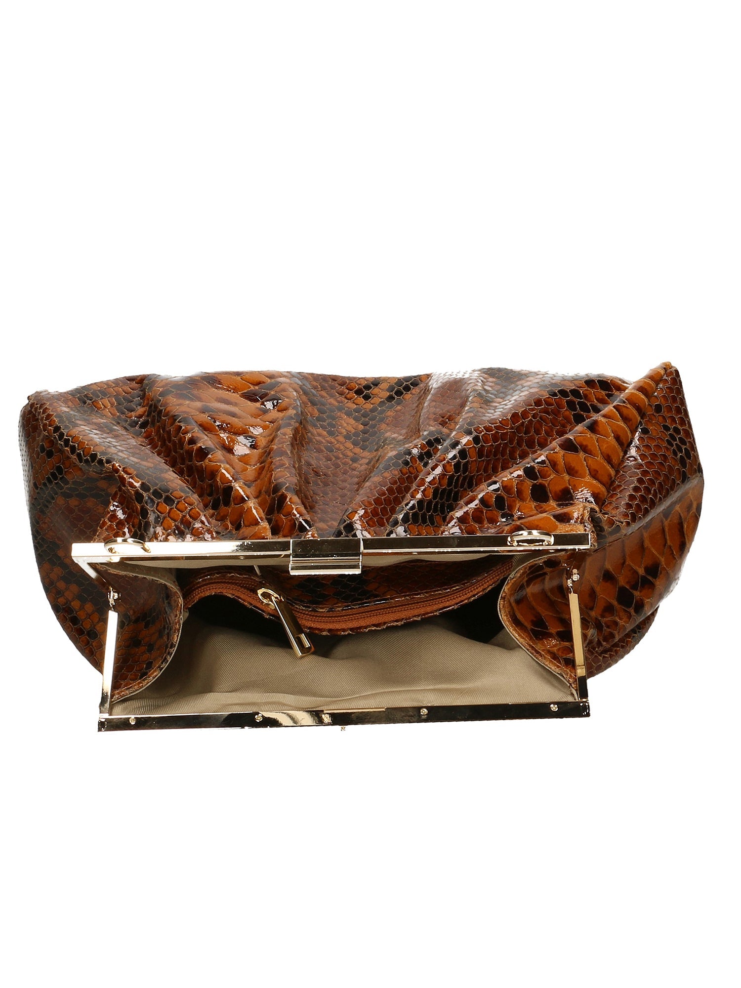 Quintilla Borsa a mano da donna Vera pelle 01745-031 CUOIO SCURO Chiara Ferretti
