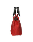 Emilia Damen-Schultertasche aus echtem Leder, hergestellt in Italien, 29 x 36 x 13 cm