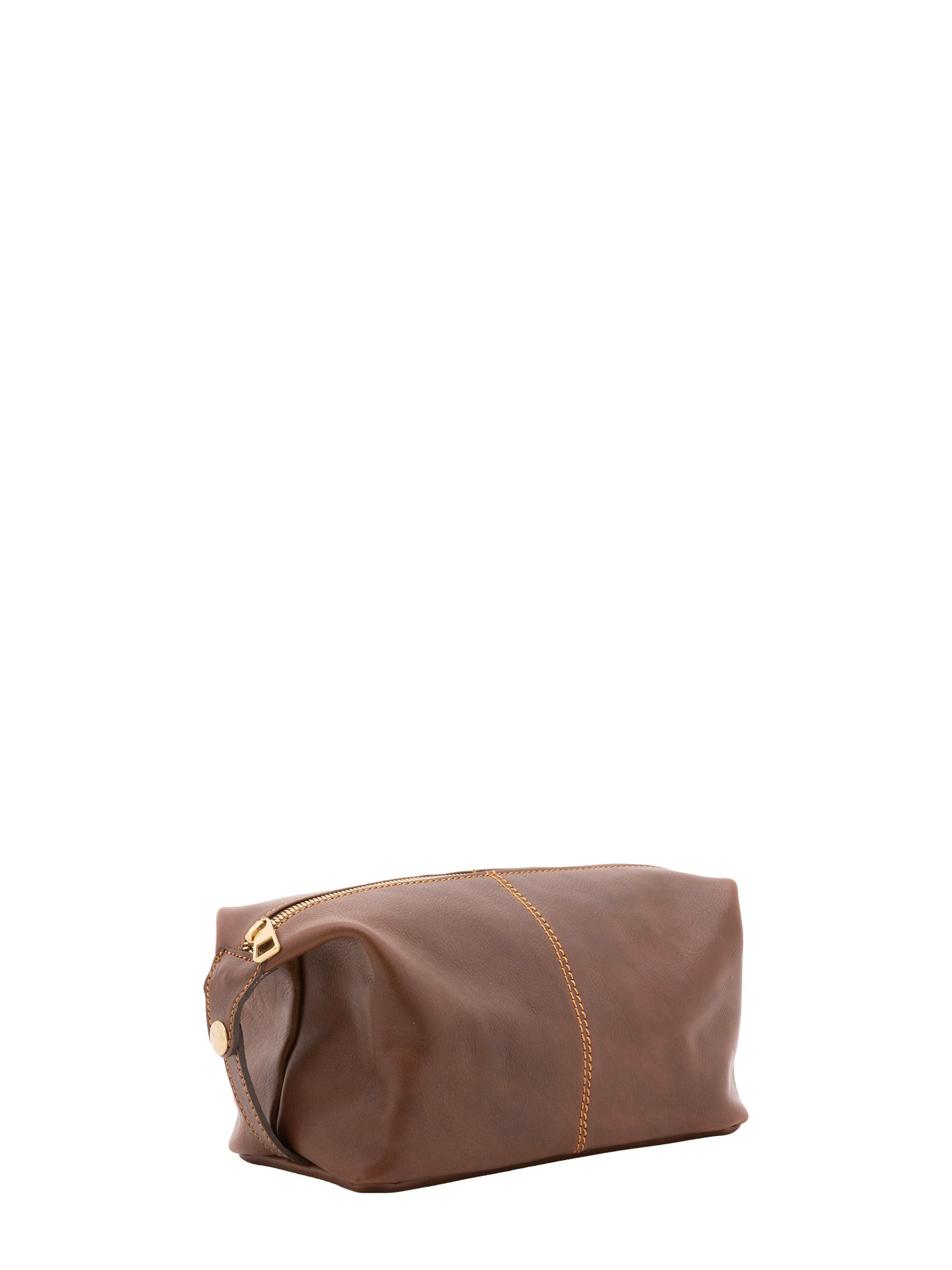Pochette unisex in vera pelle Made in Italy 4404-TESTA DI MORO Alessia Firenze