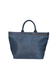 Elowen Plus Borsa Shopper da donna Vera Pelle 80063-BLUJEANS Chiara Ferretti
