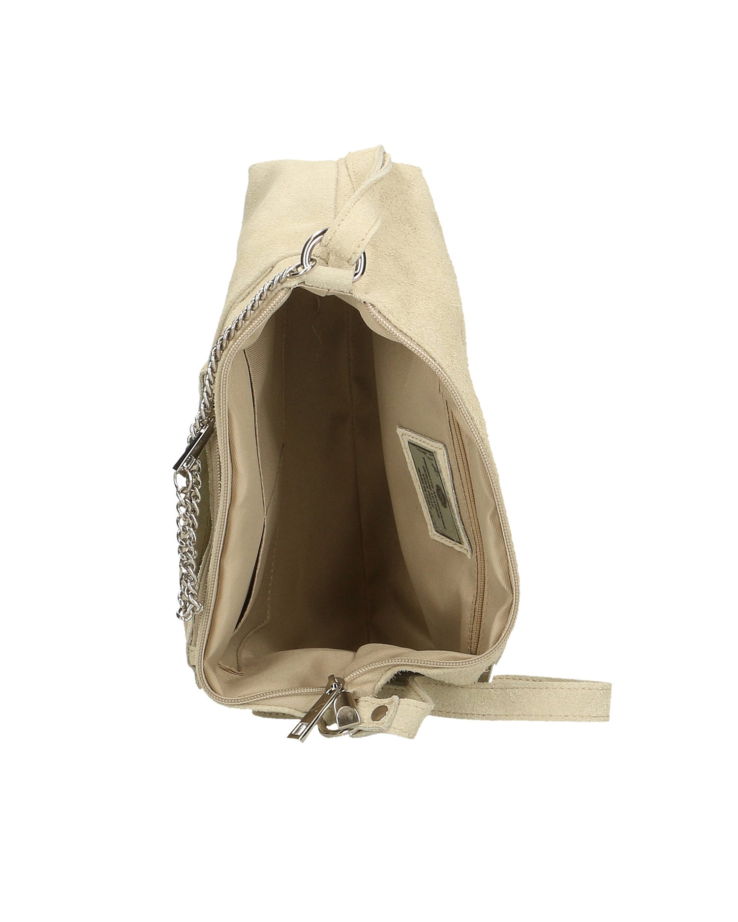 Damen-Schultertasche aus echtem Leder, hergestellt in Italien, 29 x 17 x 8 cm
