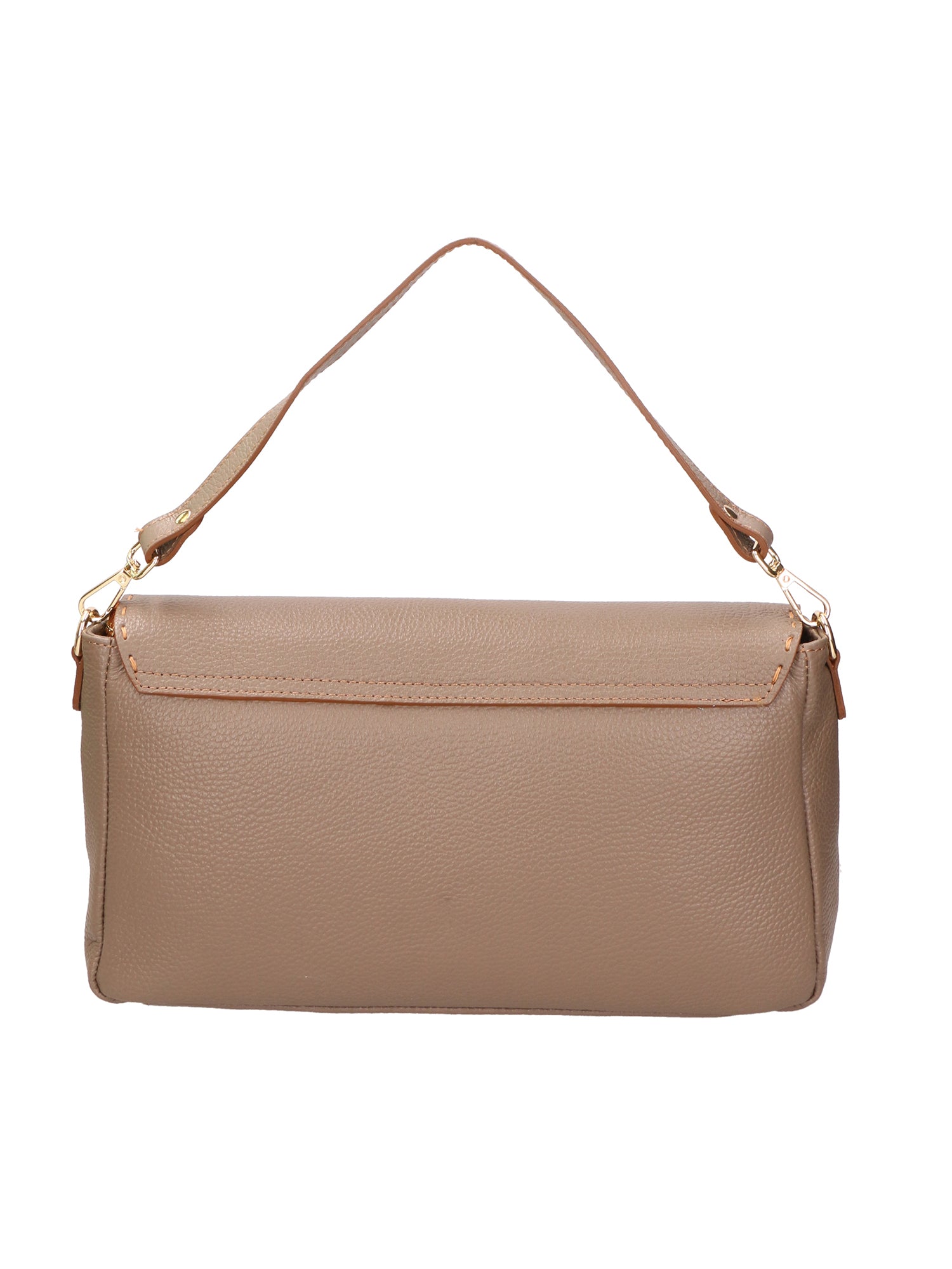 Walda Borsa a spalla da donna Vera pelle 06868-D40 TAUPE Chiara Ferretti