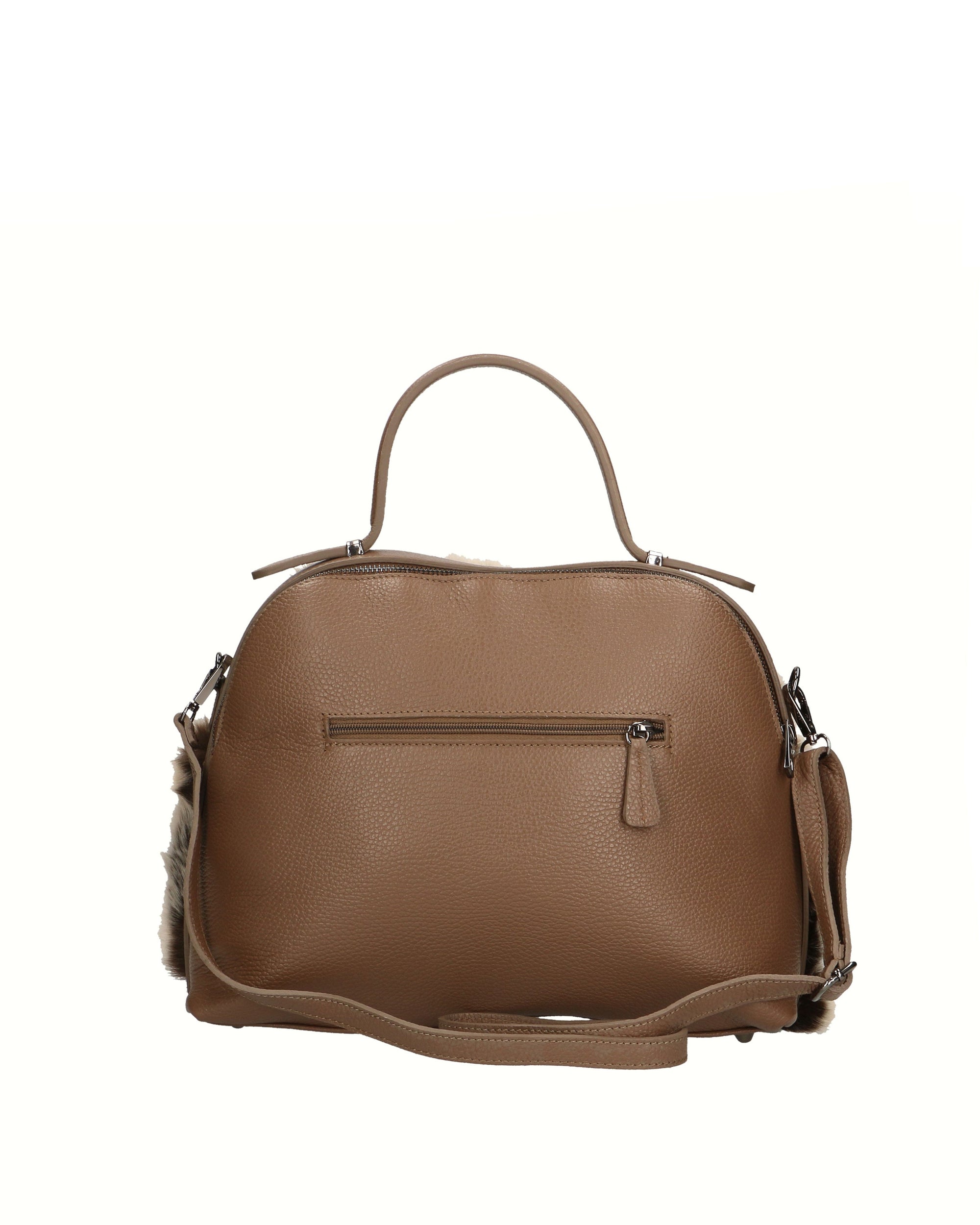 Aponia Borsa a mano da donna Vera pelle 8473-FANGO Chiara Ferretti