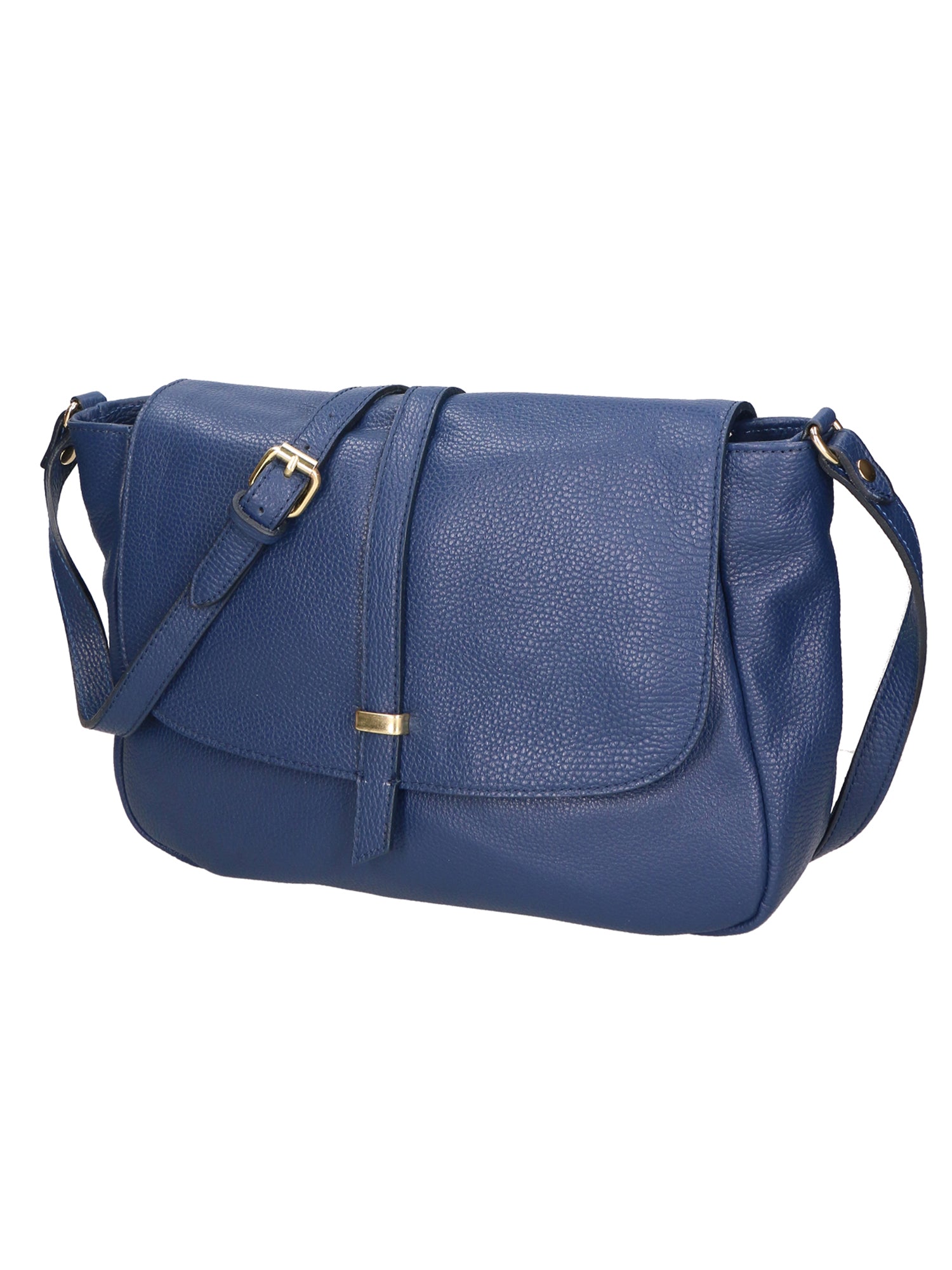 Veronica Borsa a spalla da donna Vera pelle 06519-D24 BLU JEANS Chiara Ferretti
