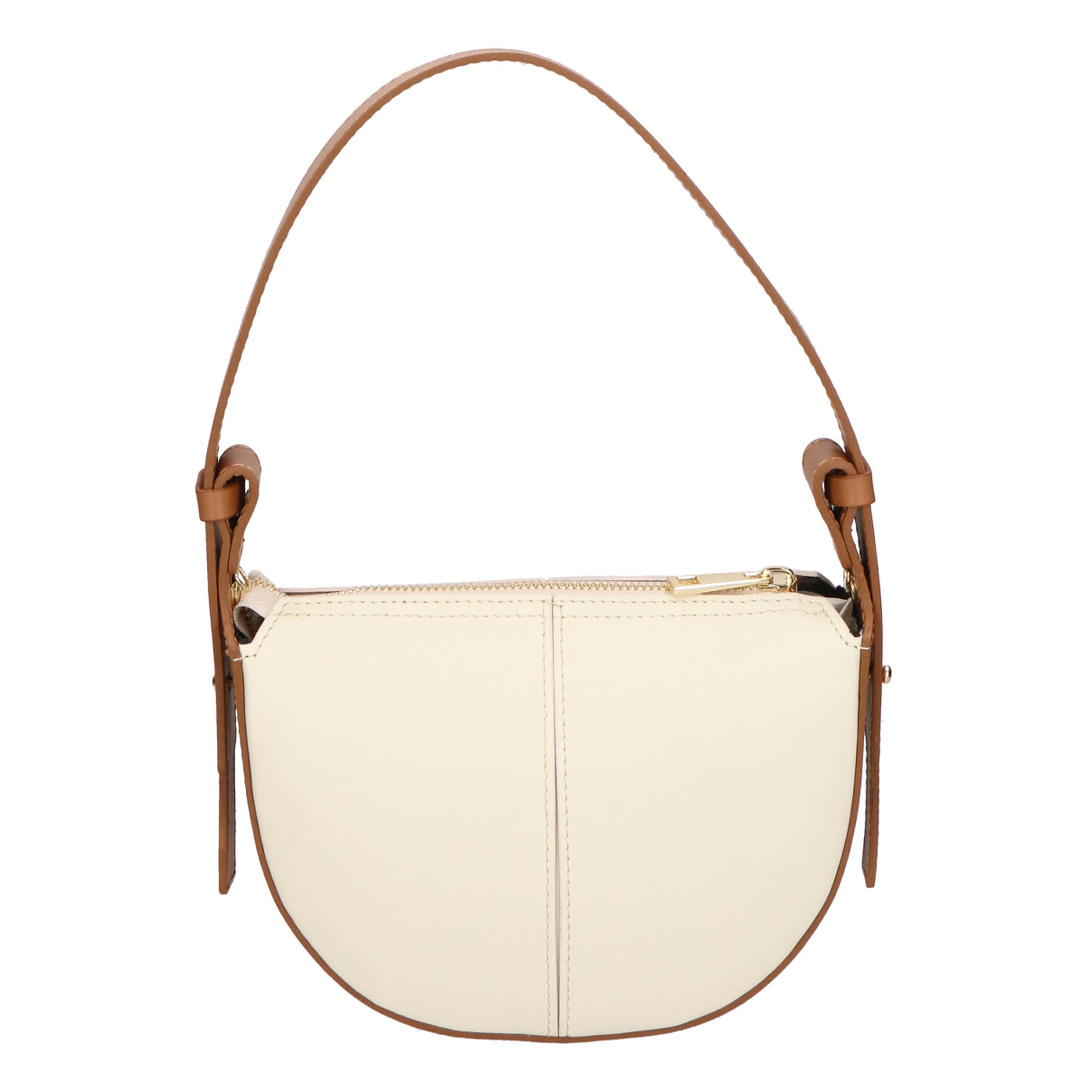 Irma Borsa a spalla da donna 100% pelle 06215-BURRO L201+L125 Chiara Ferretti