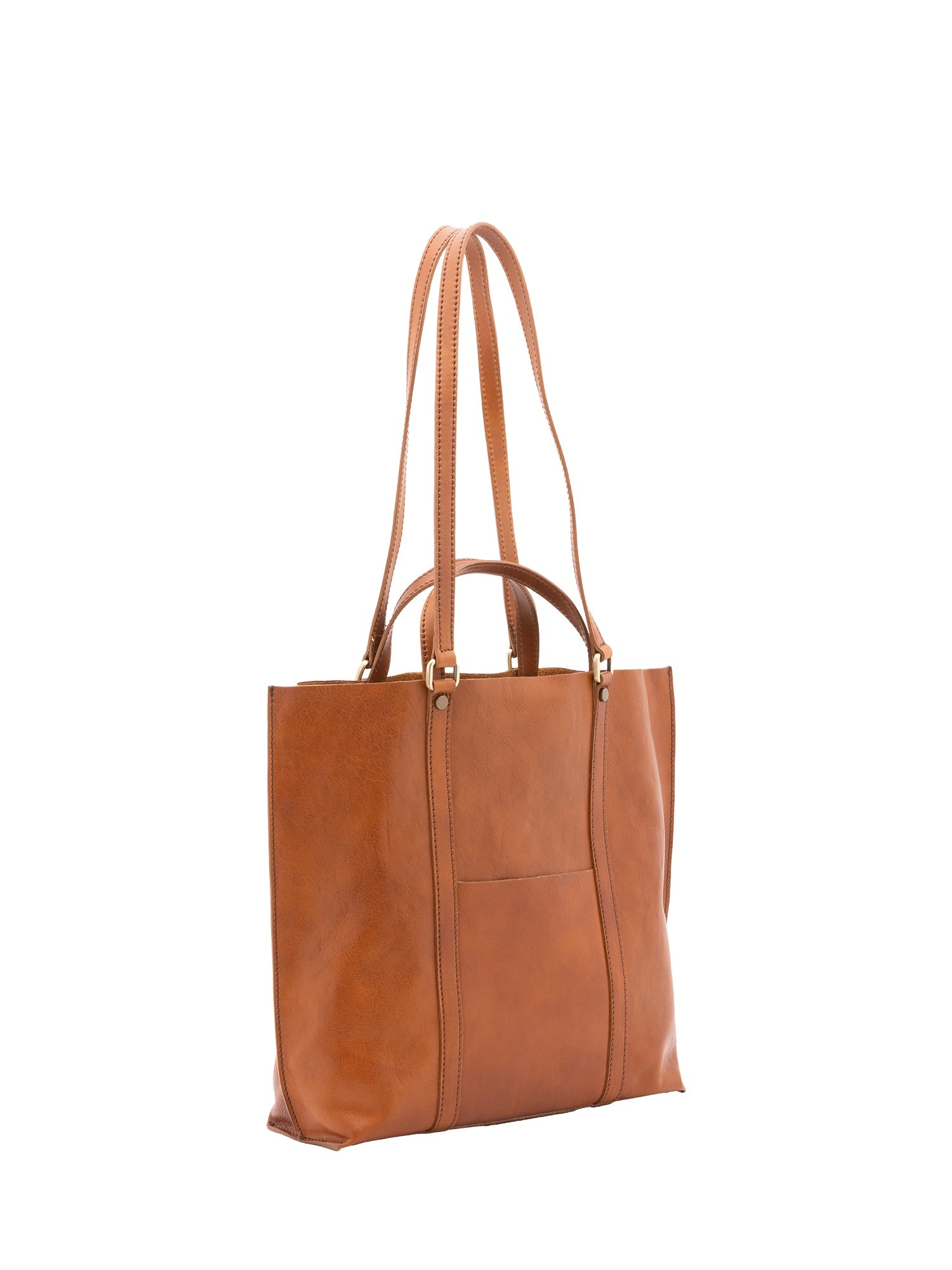Borsa a spalla unisex in vera pelle Made in Italy 4610-MIELE Alessia Firenze