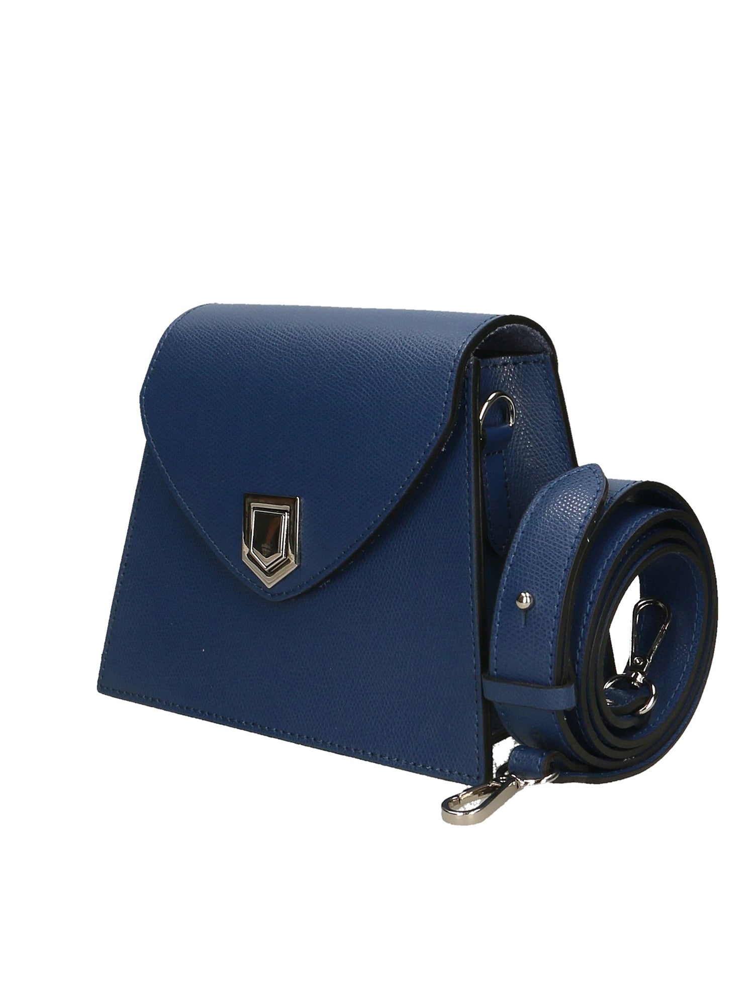Eolara Borsa a spalla da donna Vera pelle 193842-BLU DARK BLUE Chiara Ferretti