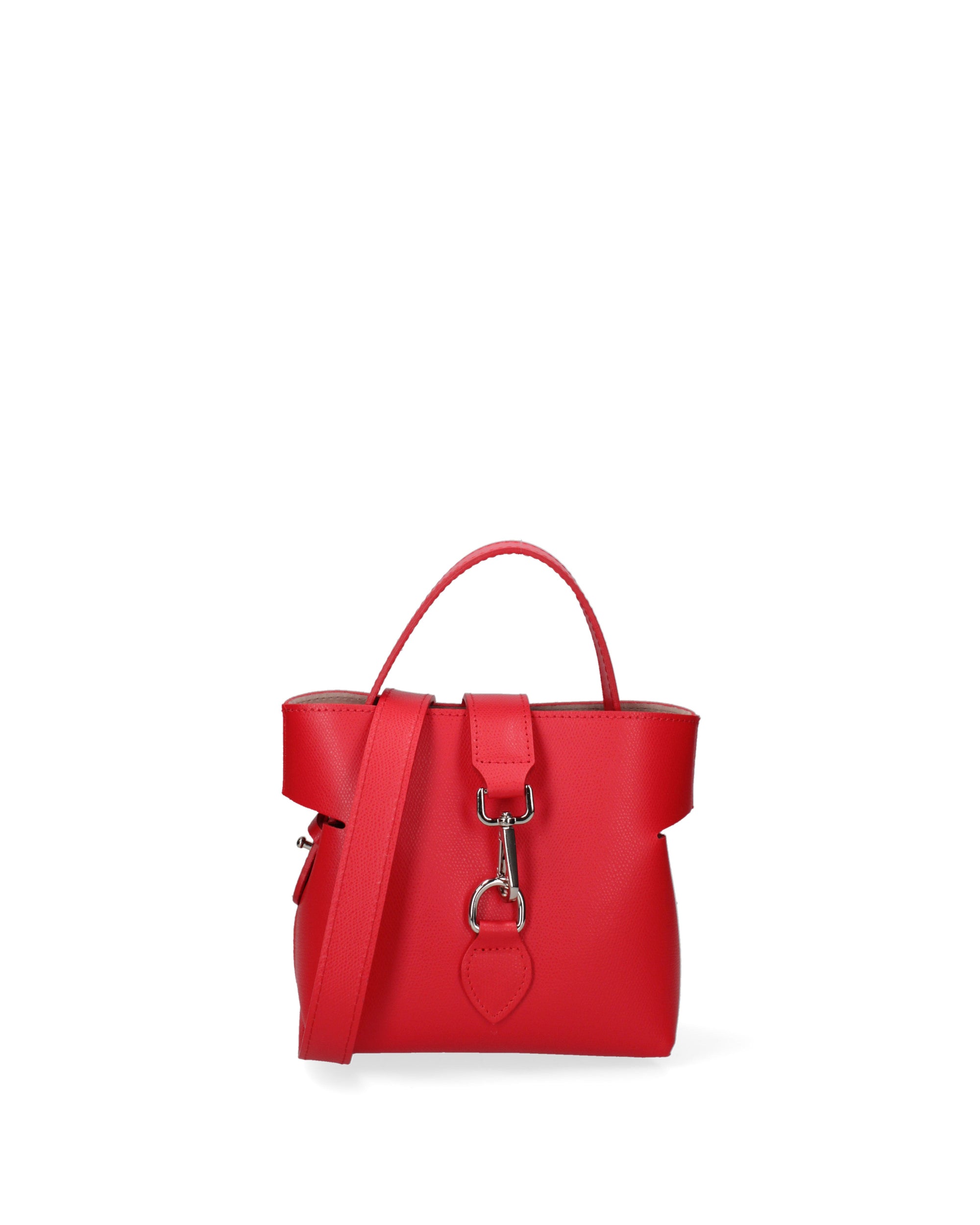 Modena Borsa a mano da donna Vera pelle 07380-PL58 ROSSO FUOCO Chiara Ferretti