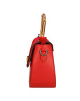 Natasha Borsa a mano da donna Vera pelle e Calfhair 191756-ROSSO RED Chiara Ferretti
