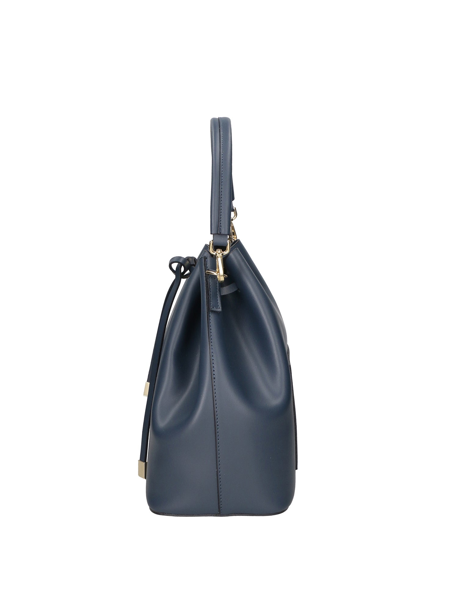 Erina Borsa a mano da donna Vera pelle 8073-P217 BLU NOTTE Chiara Ferretti