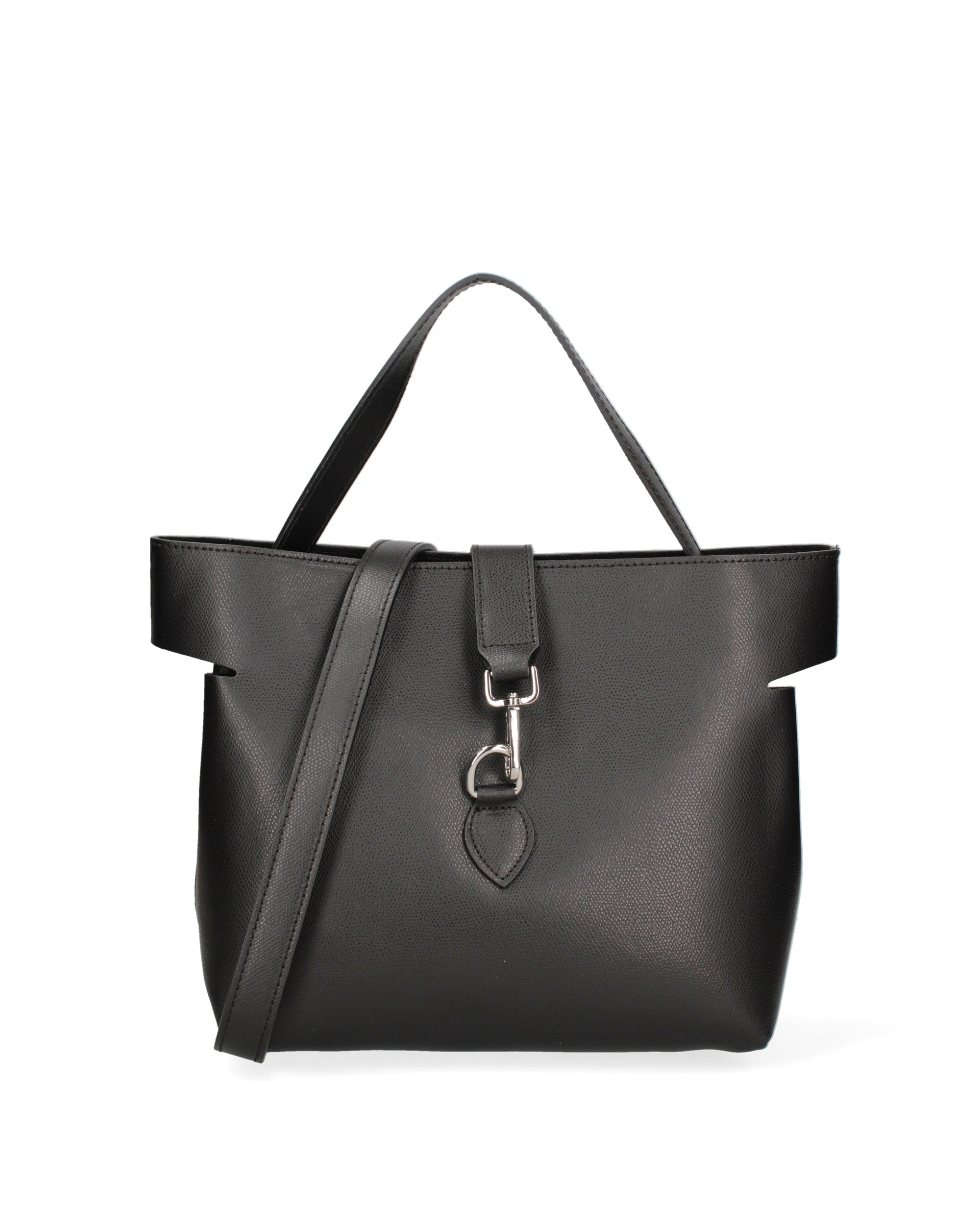 Liviana Borsa a mano da donna Vera pelle 07379-NERO Chiara Ferretti