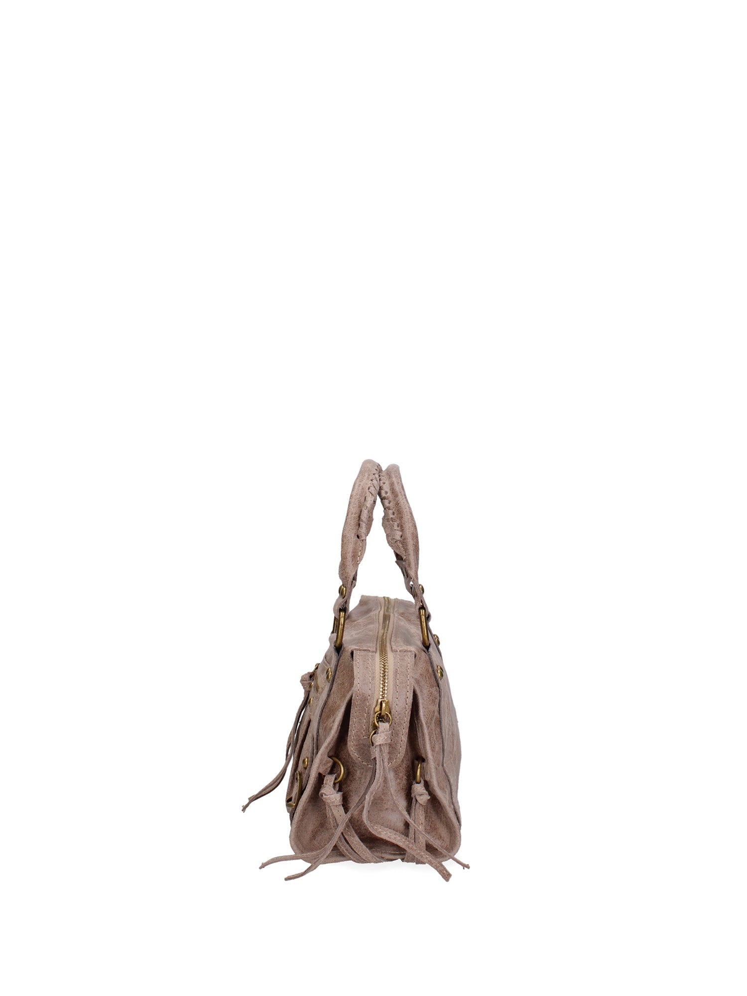 Erisia Borsa a spalla da donna Vera pelle 06091-009 TAUPE SCURO Chiara Ferretti