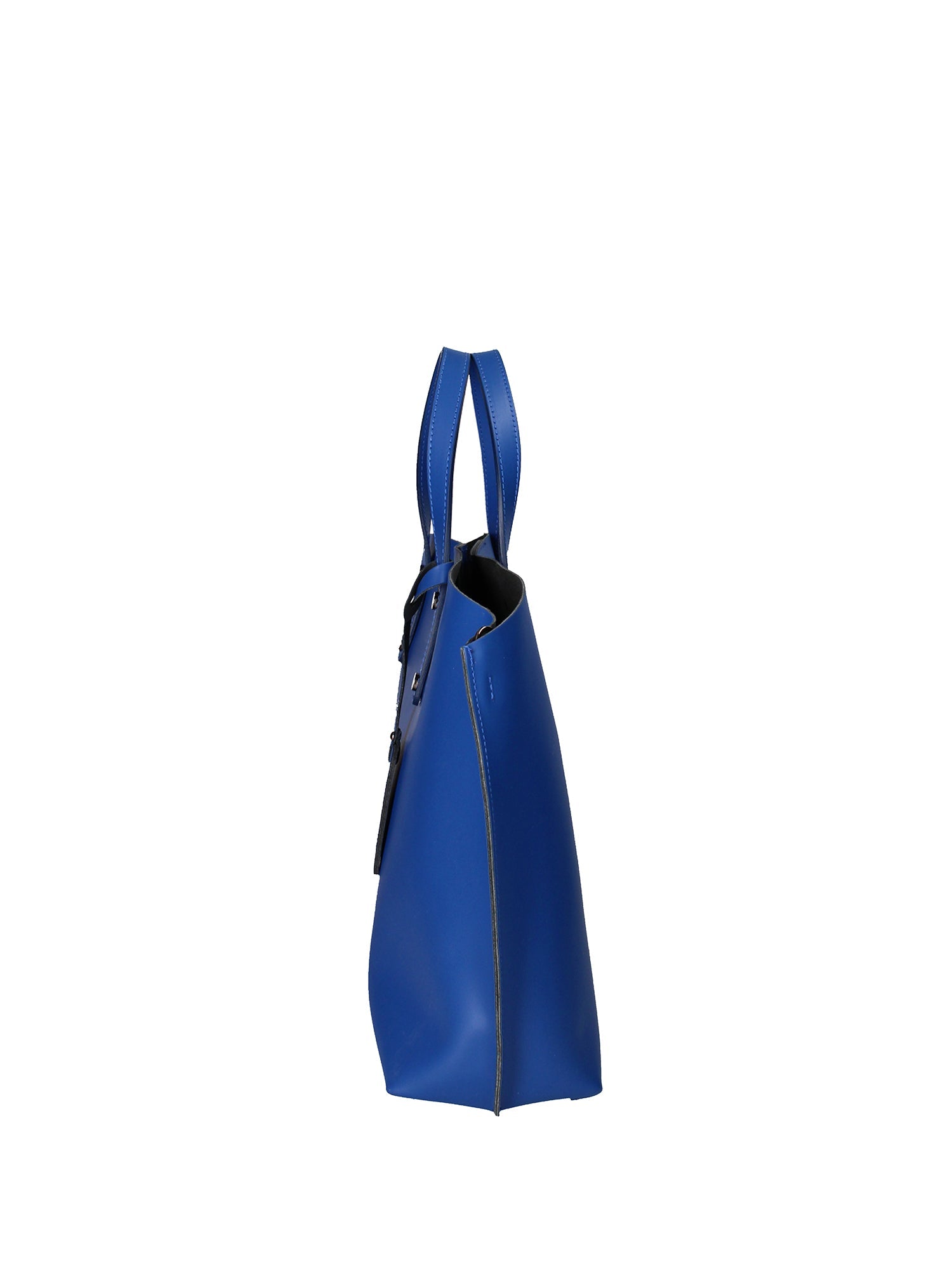 Damen-Schultertasche aus echtem Leder, hergestellt in Italien, 48 x 31 x 11 cm