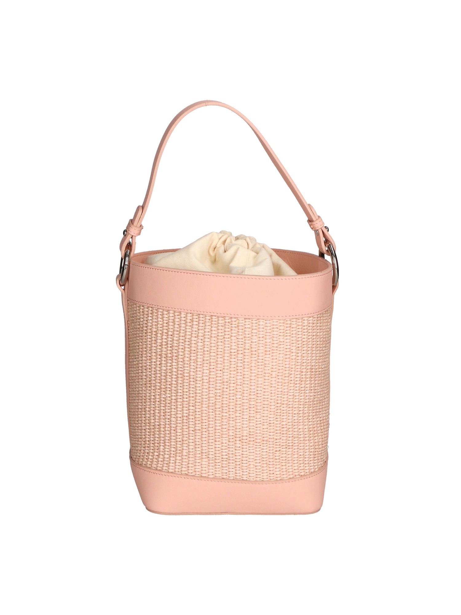Lisbeth Borsa a secchiello da donna Misto pelle e tessuto 05165-506 S13 ROSA Chiara Ferretti