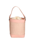 Lisbeth Borsa a secchiello da donna Misto pelle e tessuto 05165-506 S13 ROSA Chiara Ferretti