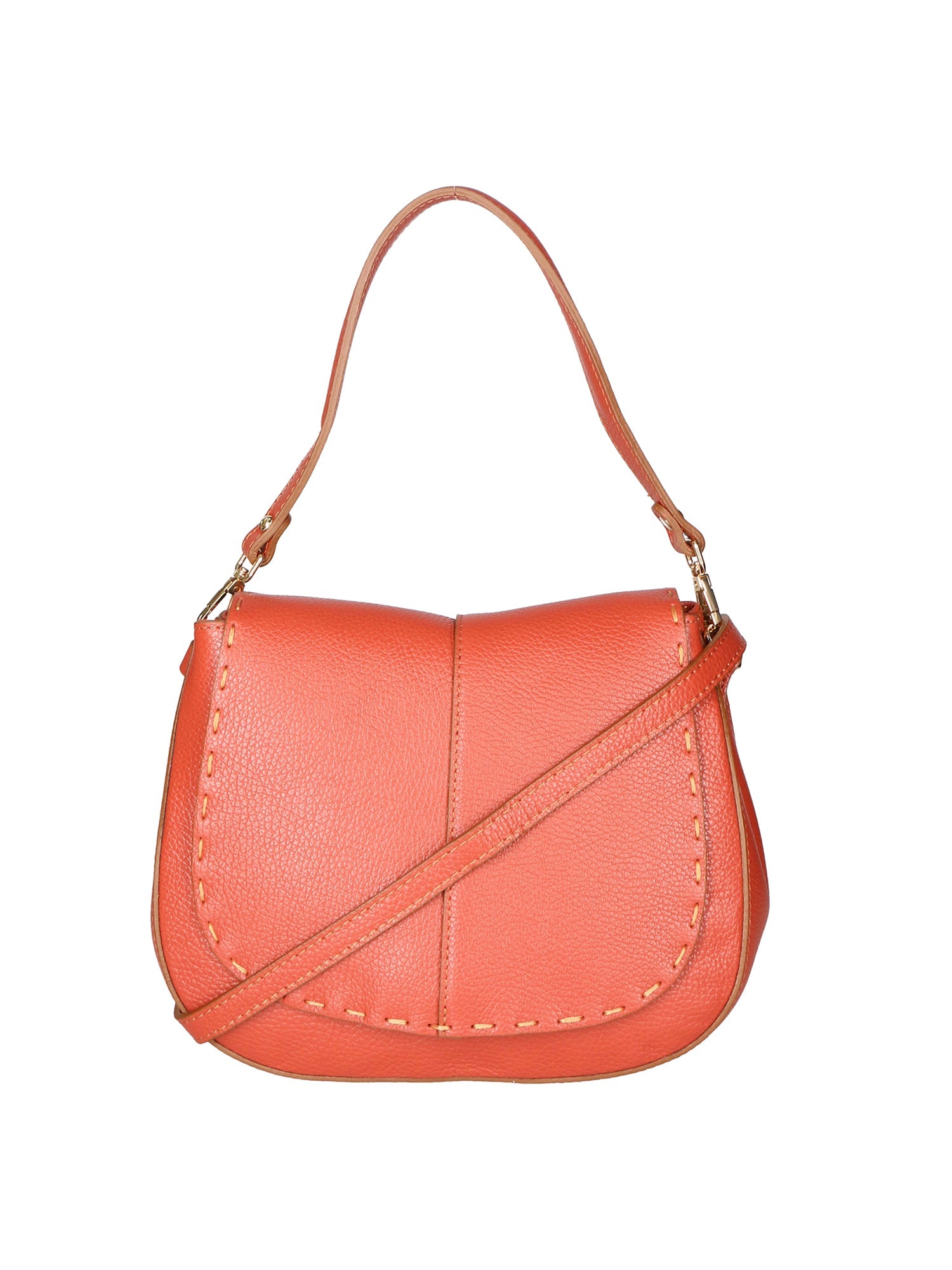Borsa a spalla da Donna Winona in Vera Pelle Made in Italy 26x20x13 cm