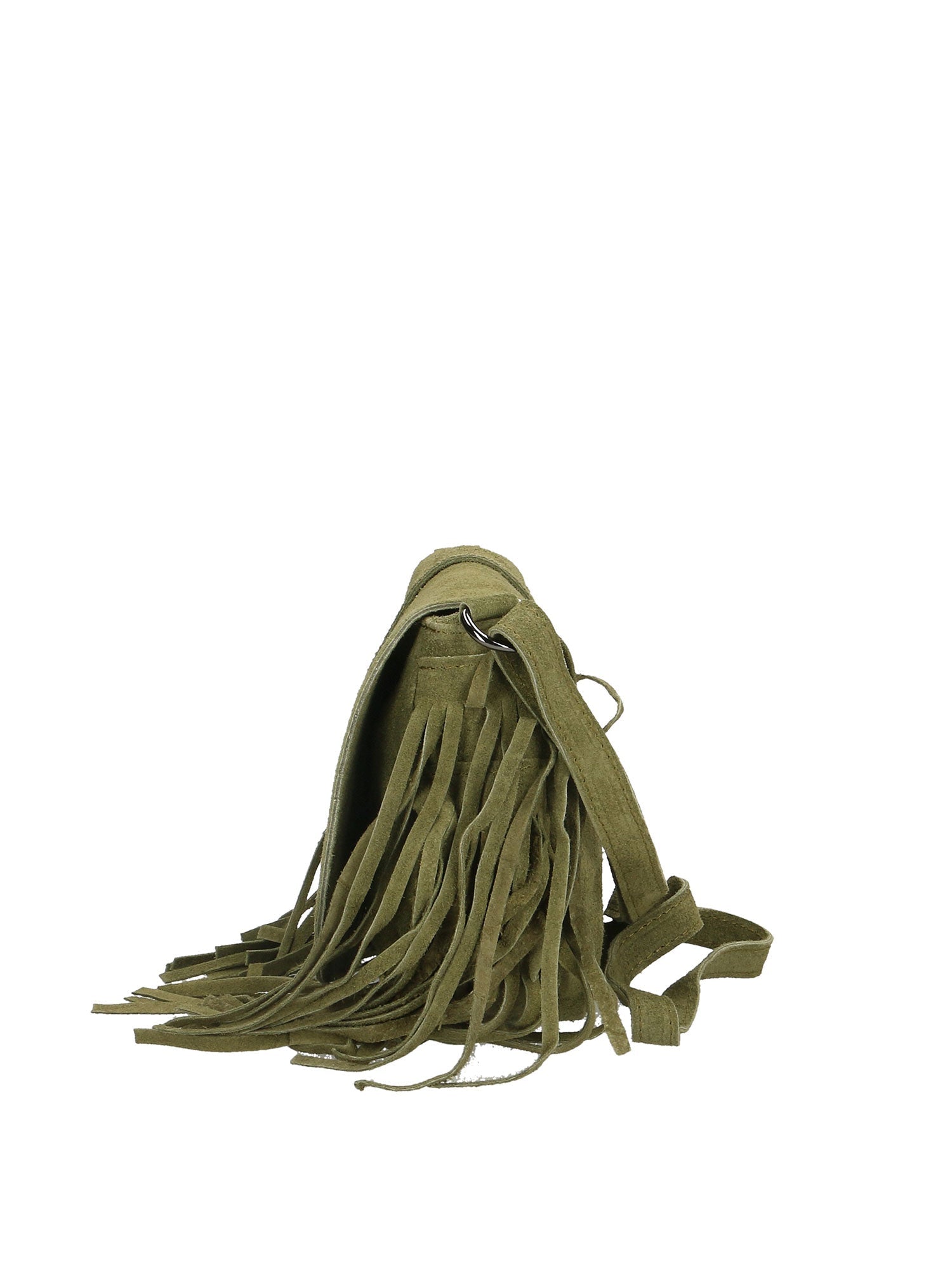 Iolanthe Borsa a tracolla da donna Vera pelle 1421-VERDE MILITARE Chiara Ferretti