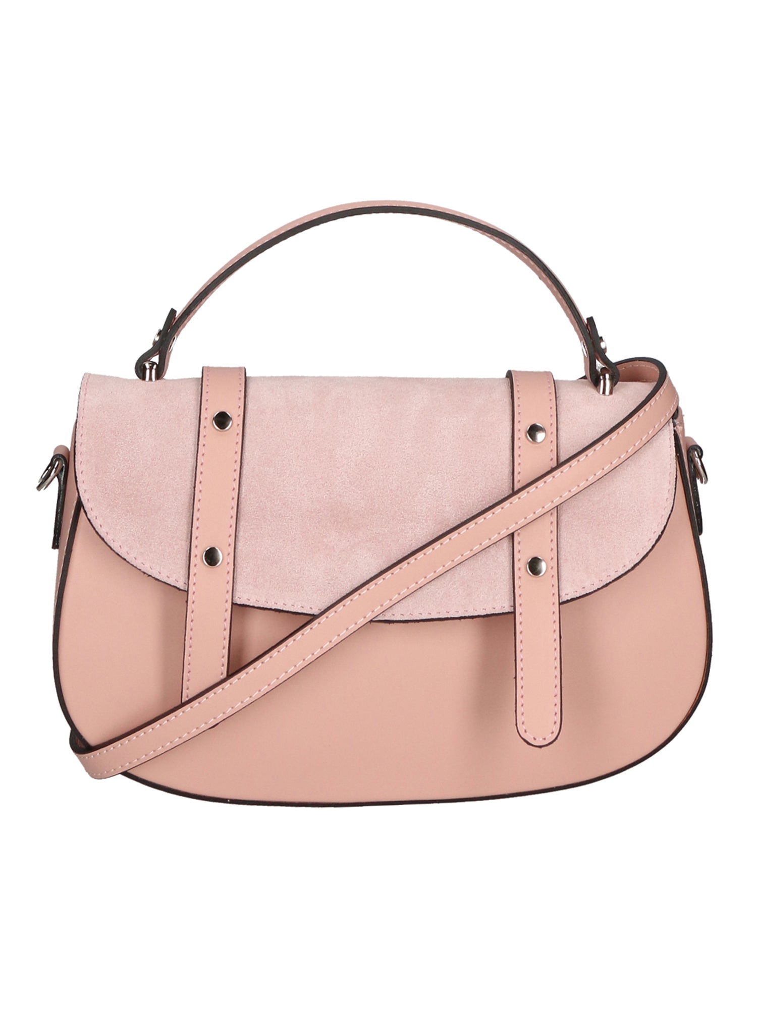 Genziana Borsa a mano da donna Vera pelle 05993-L105 ROSA + 14 ROSA Chiara Ferretti