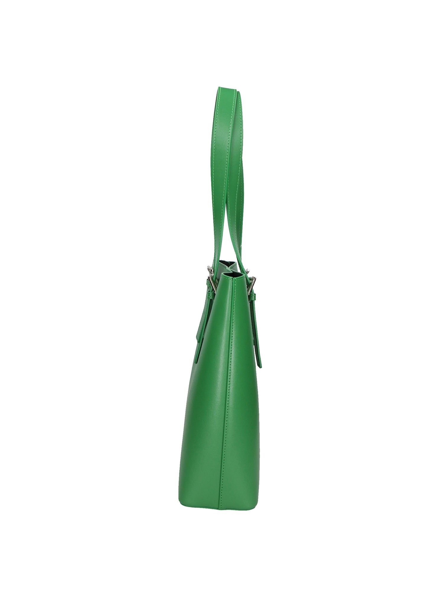 Germana Borsa a spalla da donna 100% pelle 05924-B47 VERDE MELA Chiara Ferretti